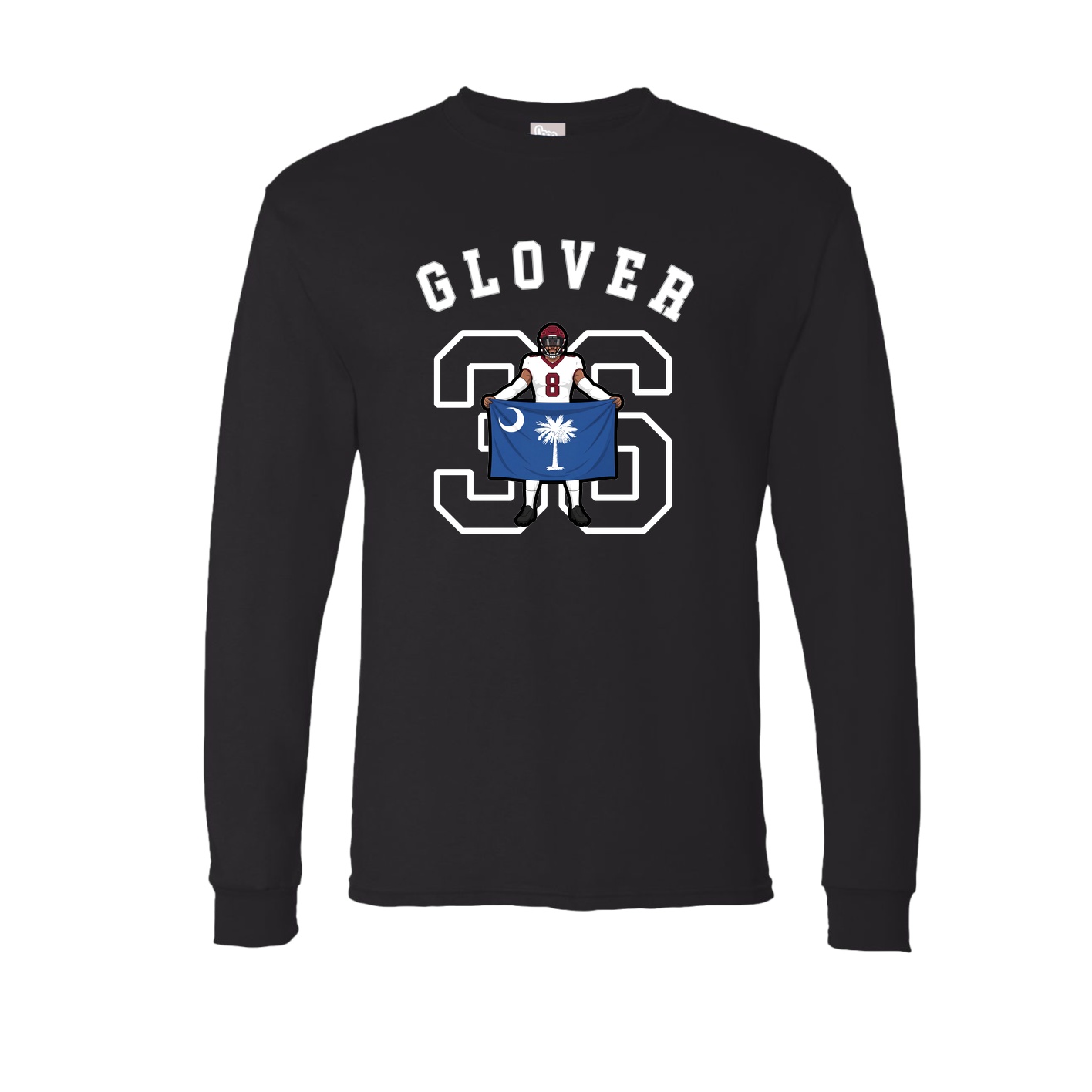 Long Sleeve Tee — Shirsey Arch in Black
