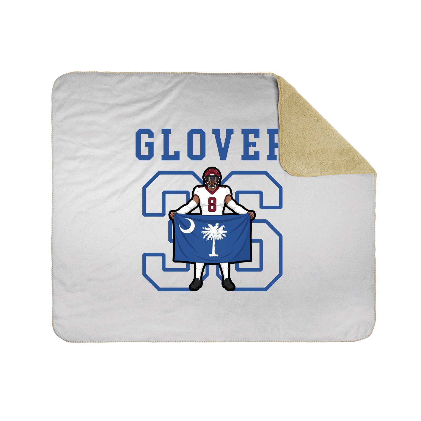 Throw Blanket — Shirsey in White