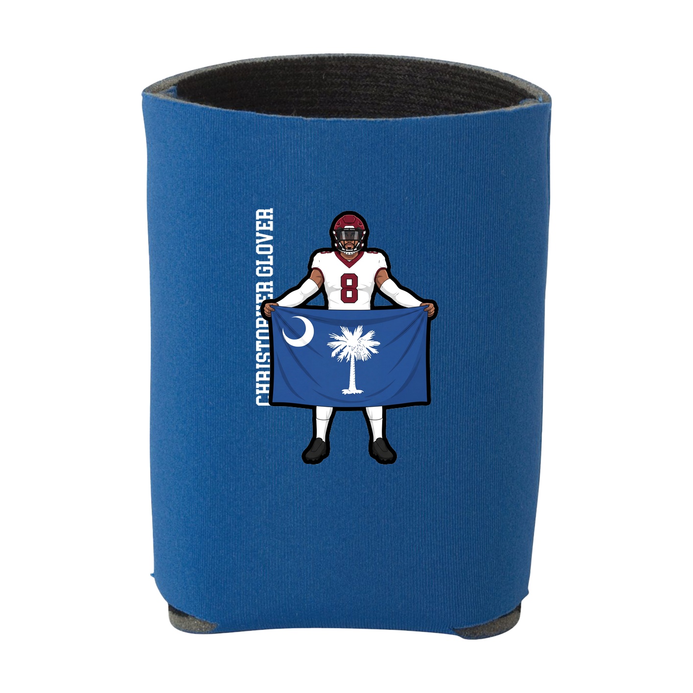Can Holder — Name Vertical in Royal