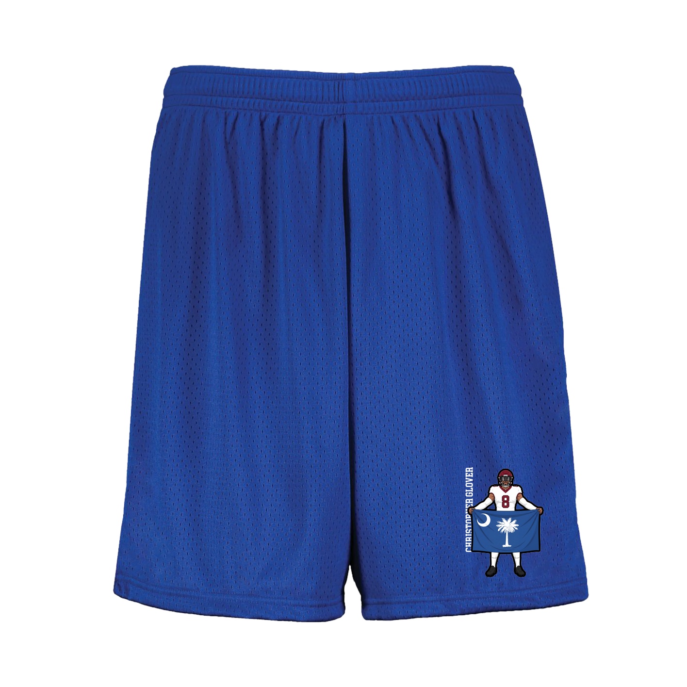 Shorts — Name Vertical in Royal