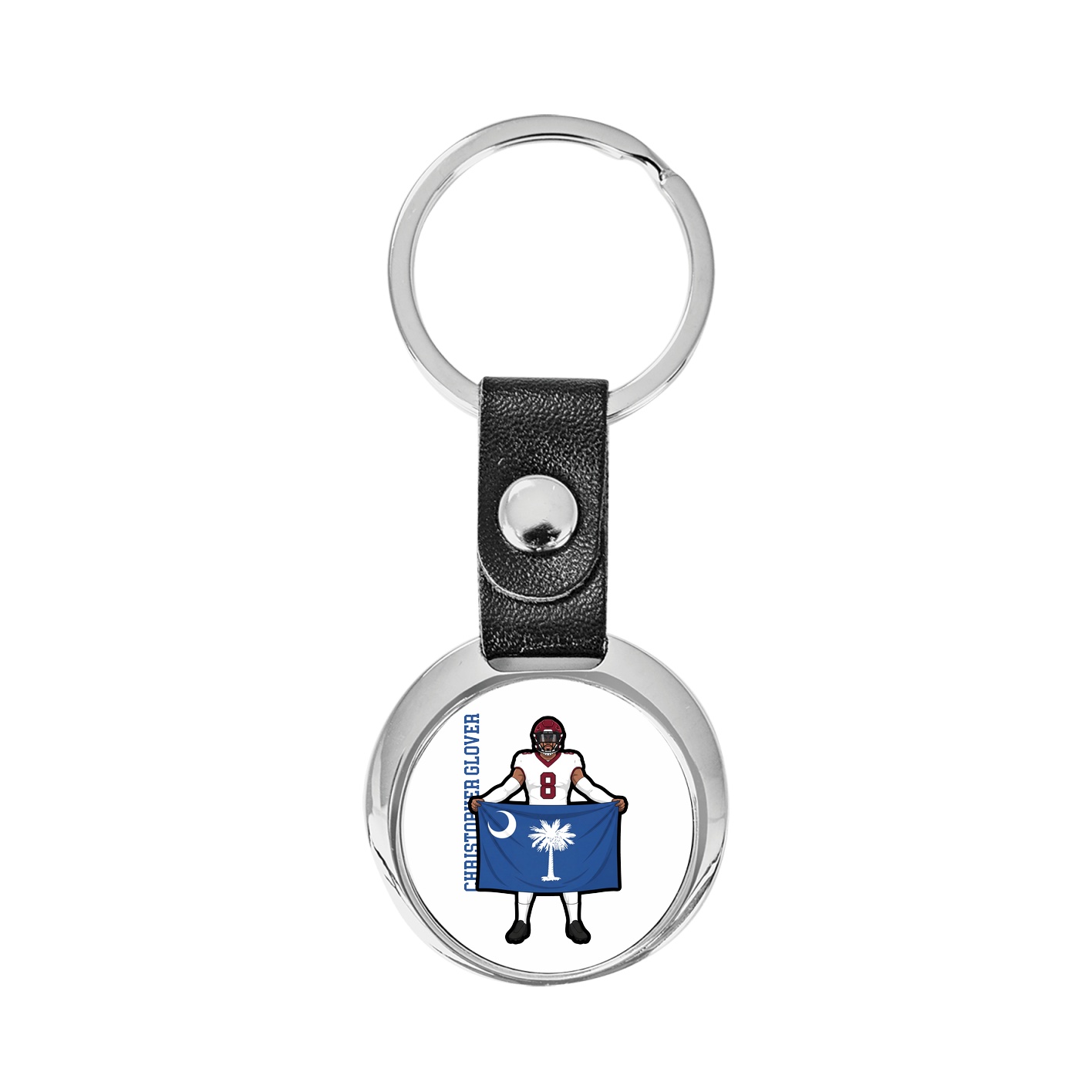 Key Chain — Name Vertical in Classic