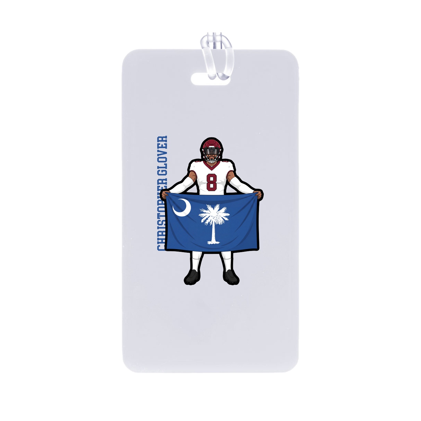 Bag Tag — Name Vertical in Classic