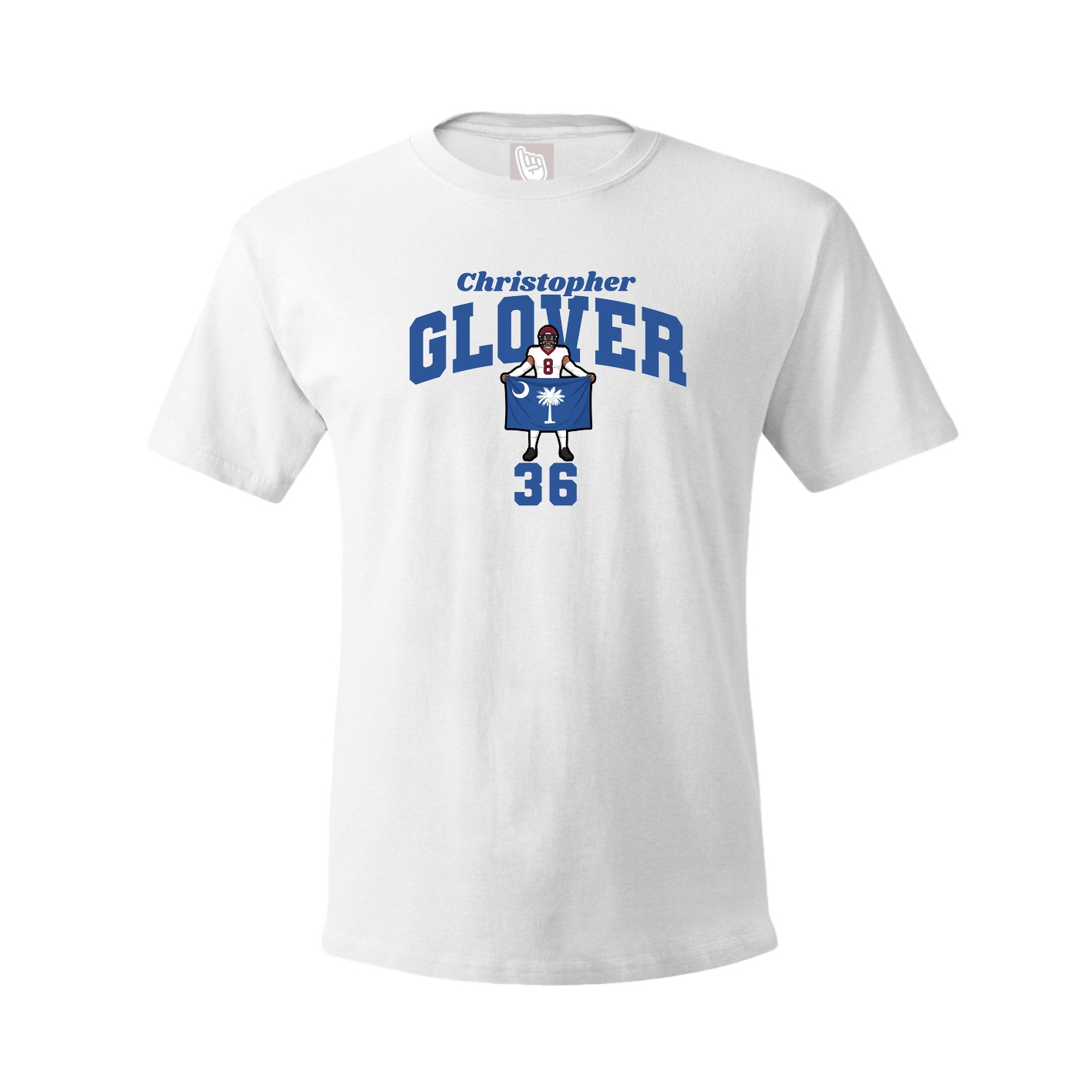 Youth Tee — Signature Arch in White