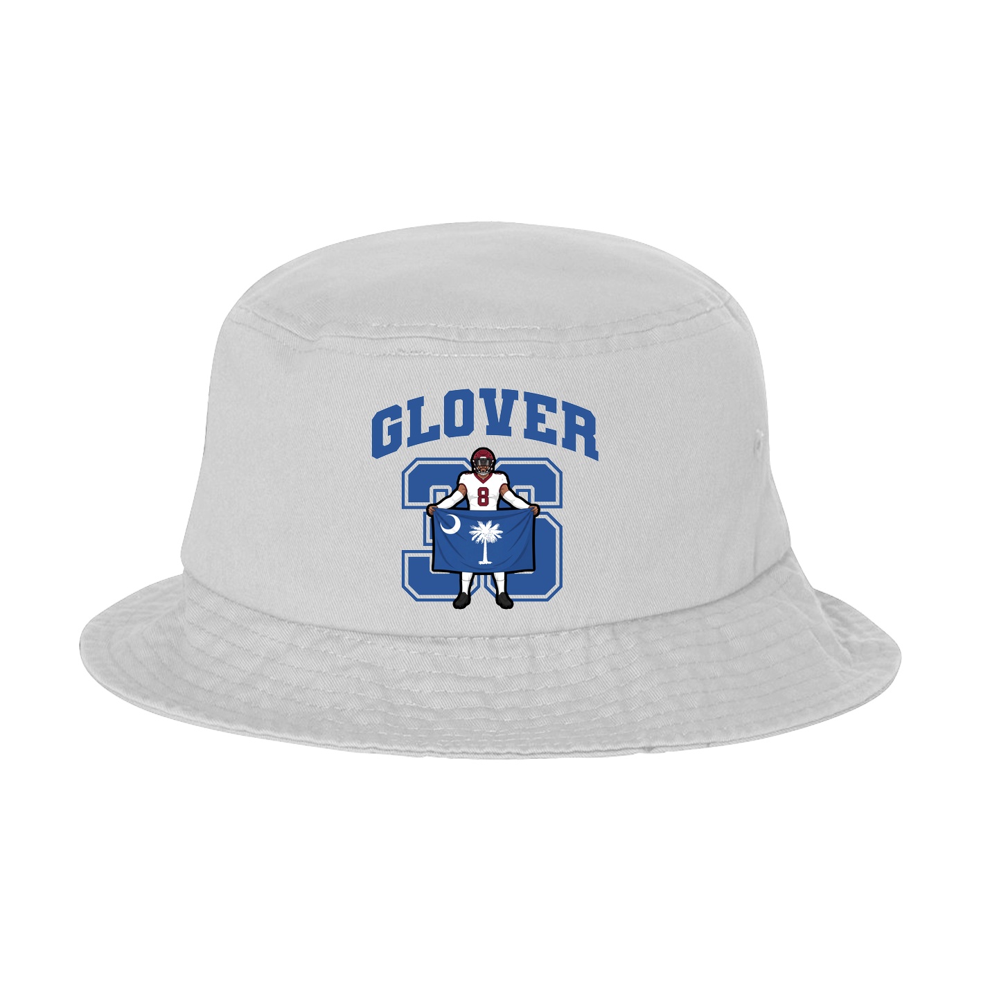 Bucket Cap — Number in White