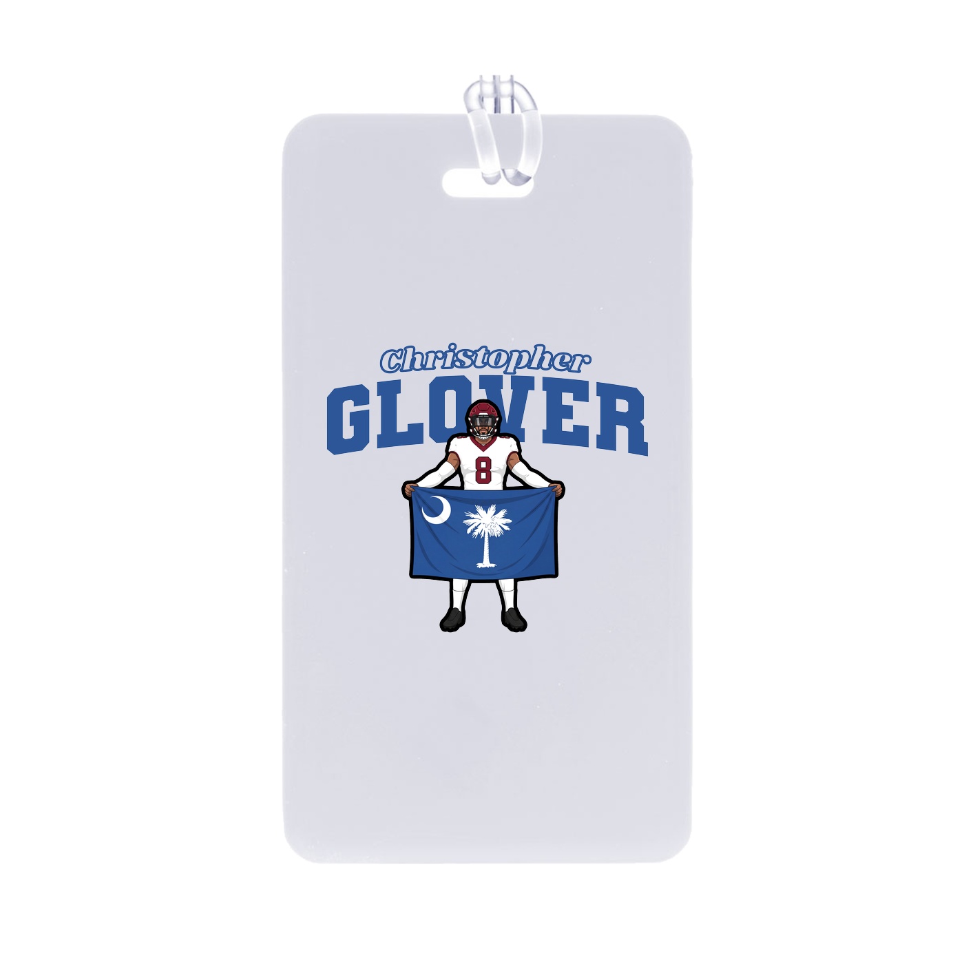 Bag Tag — Name Arch in Classic