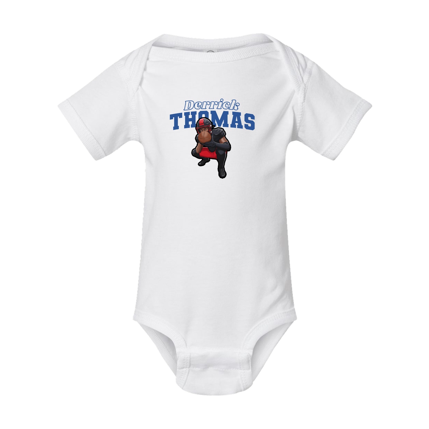 Baby Onesie — Name Arch in White
