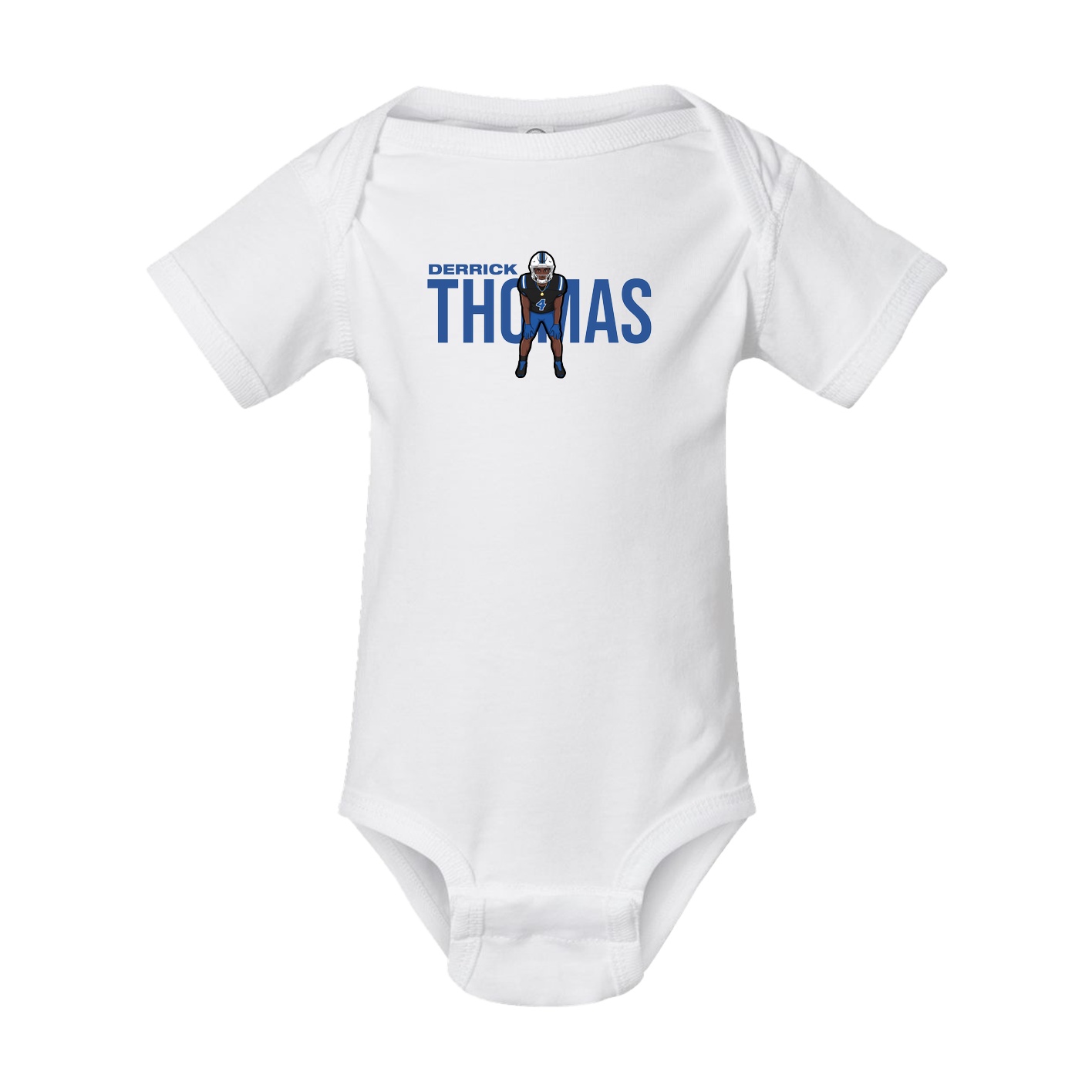 Baby Onesie — Player Name in White