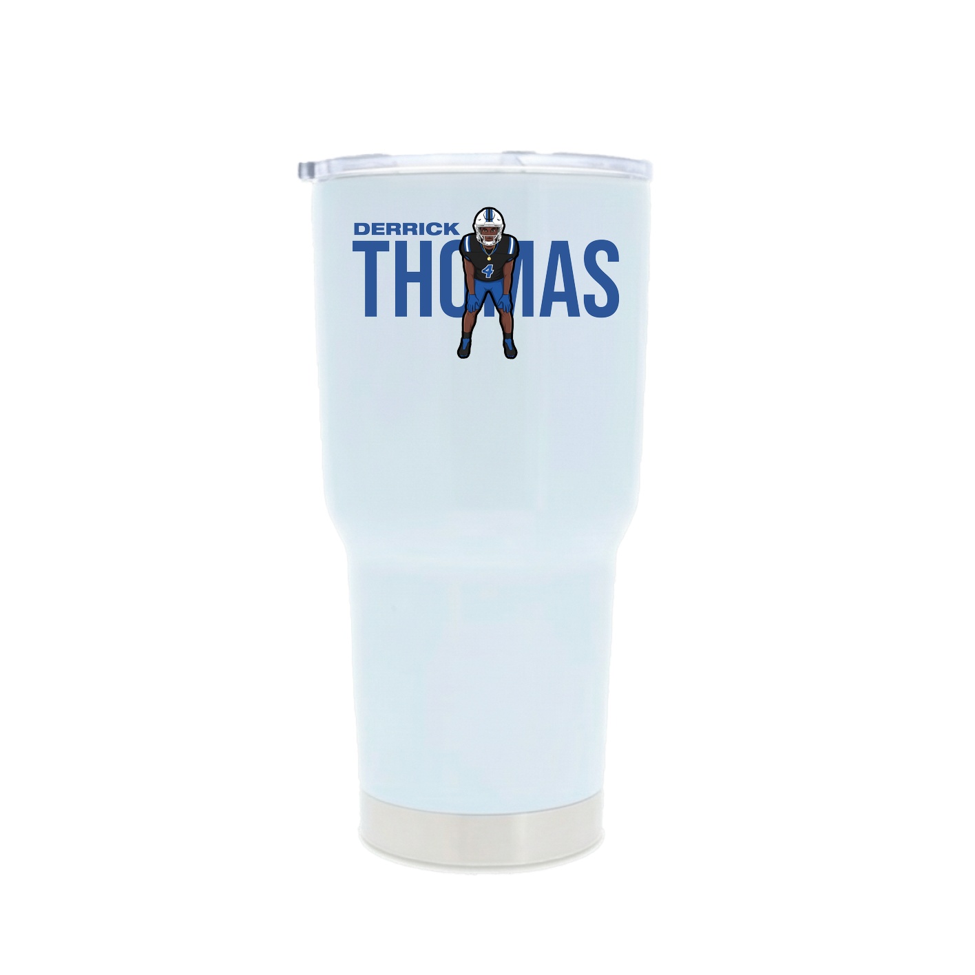 30oz Stainless Steel Tumbler — Player Name in White