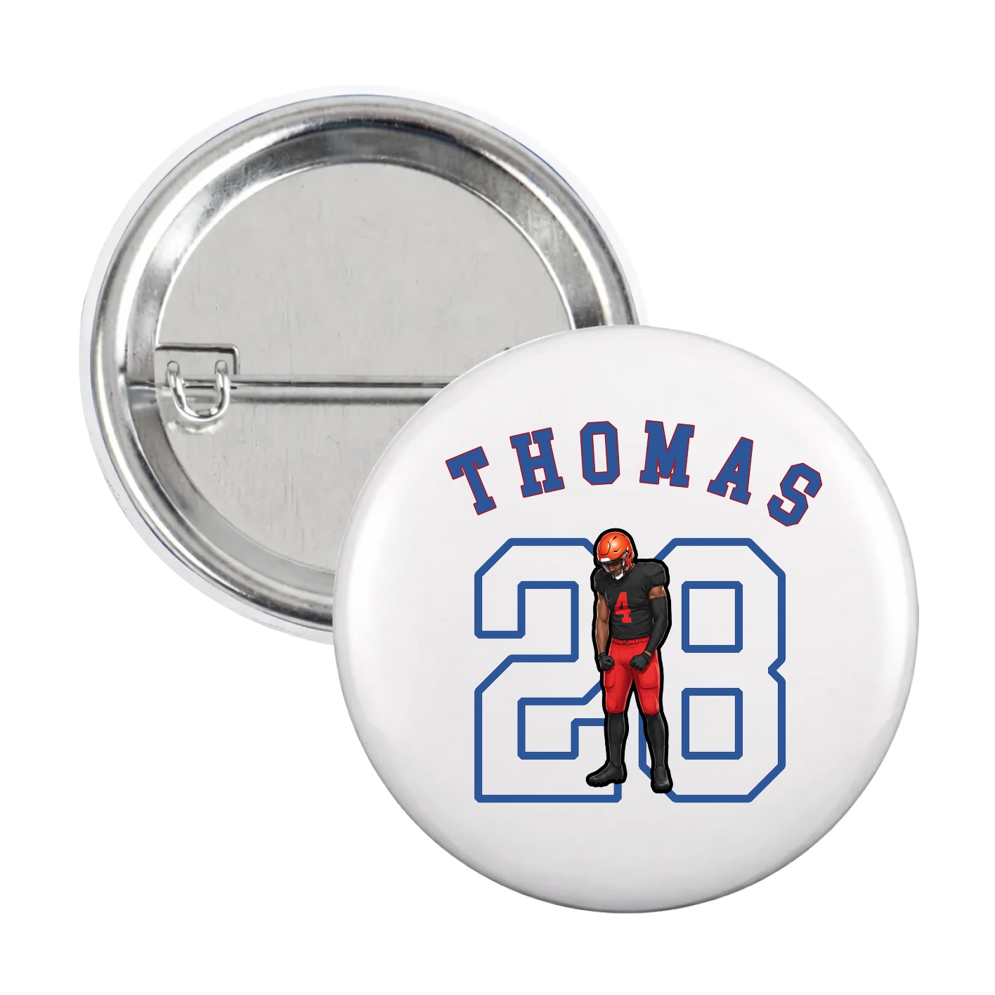 Game Day Button — Shirsey Arch in White