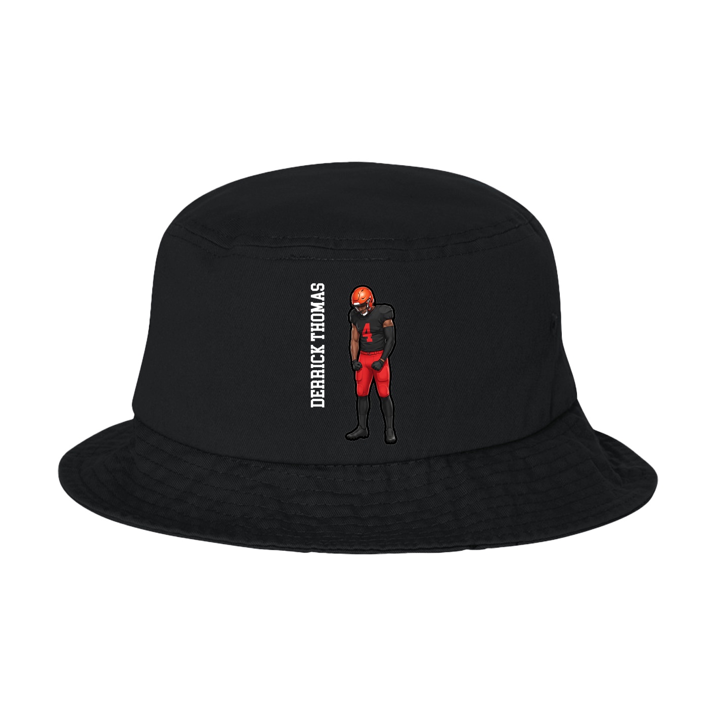 Bucket Cap — Name Vertical in Black