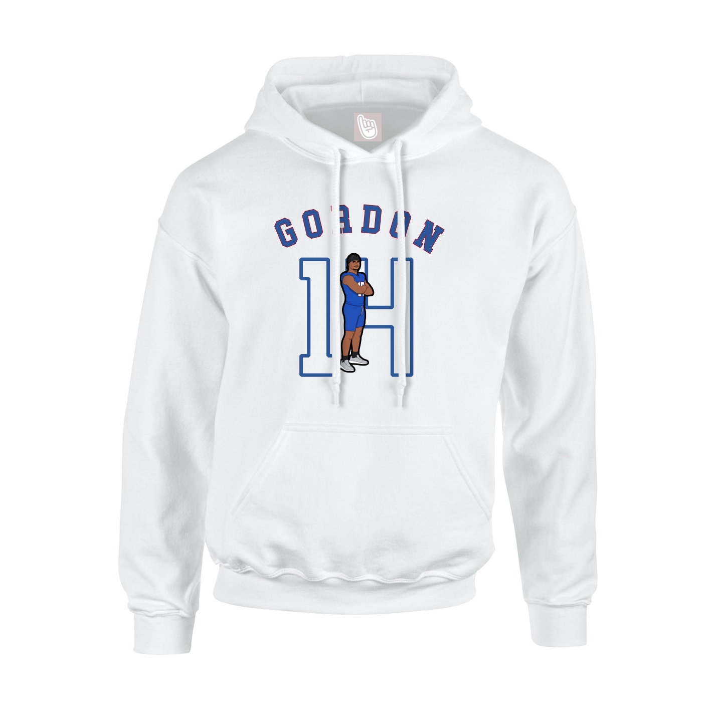 Youth Hoodie — Shirsey Arch in White