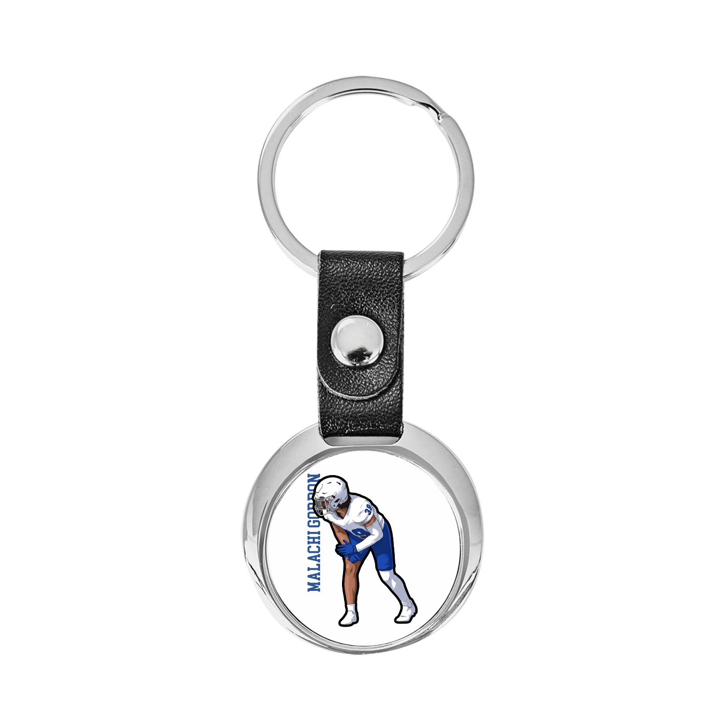 Key Chain — Name Vertical in Classic