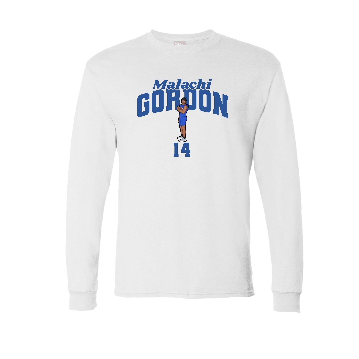 Long Sleeve Tee — Signature Arch in White