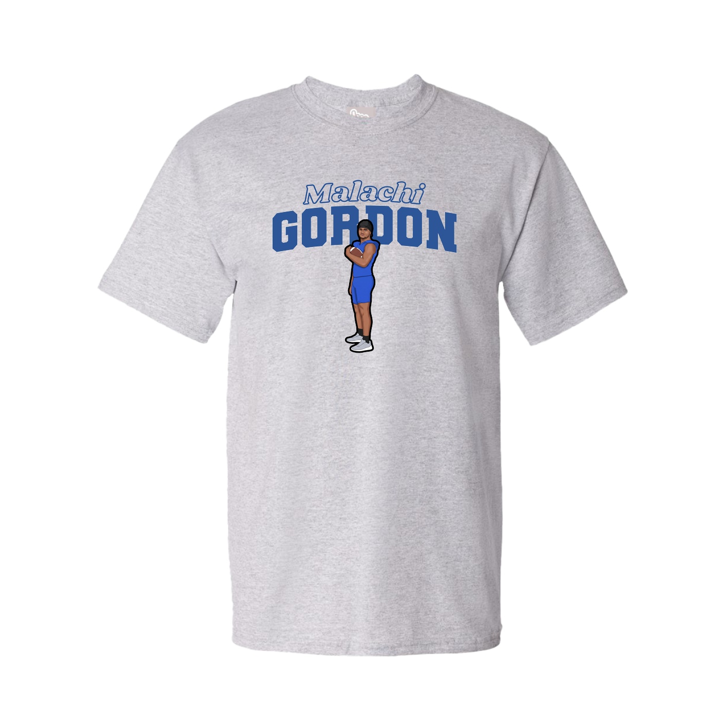 Youth Tee — Name Arch in Grey
