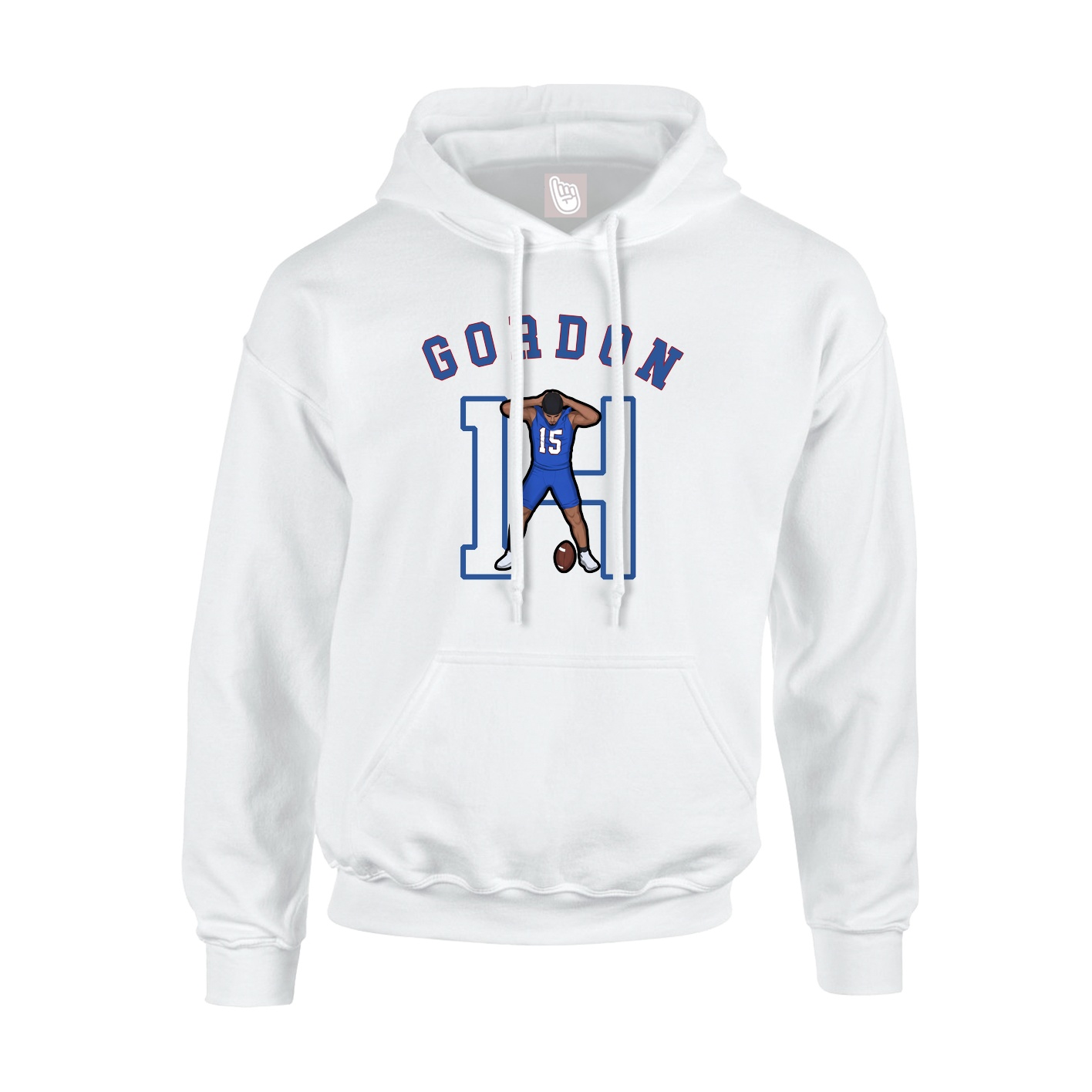 Youth Hoodie — Shirsey Arch in White