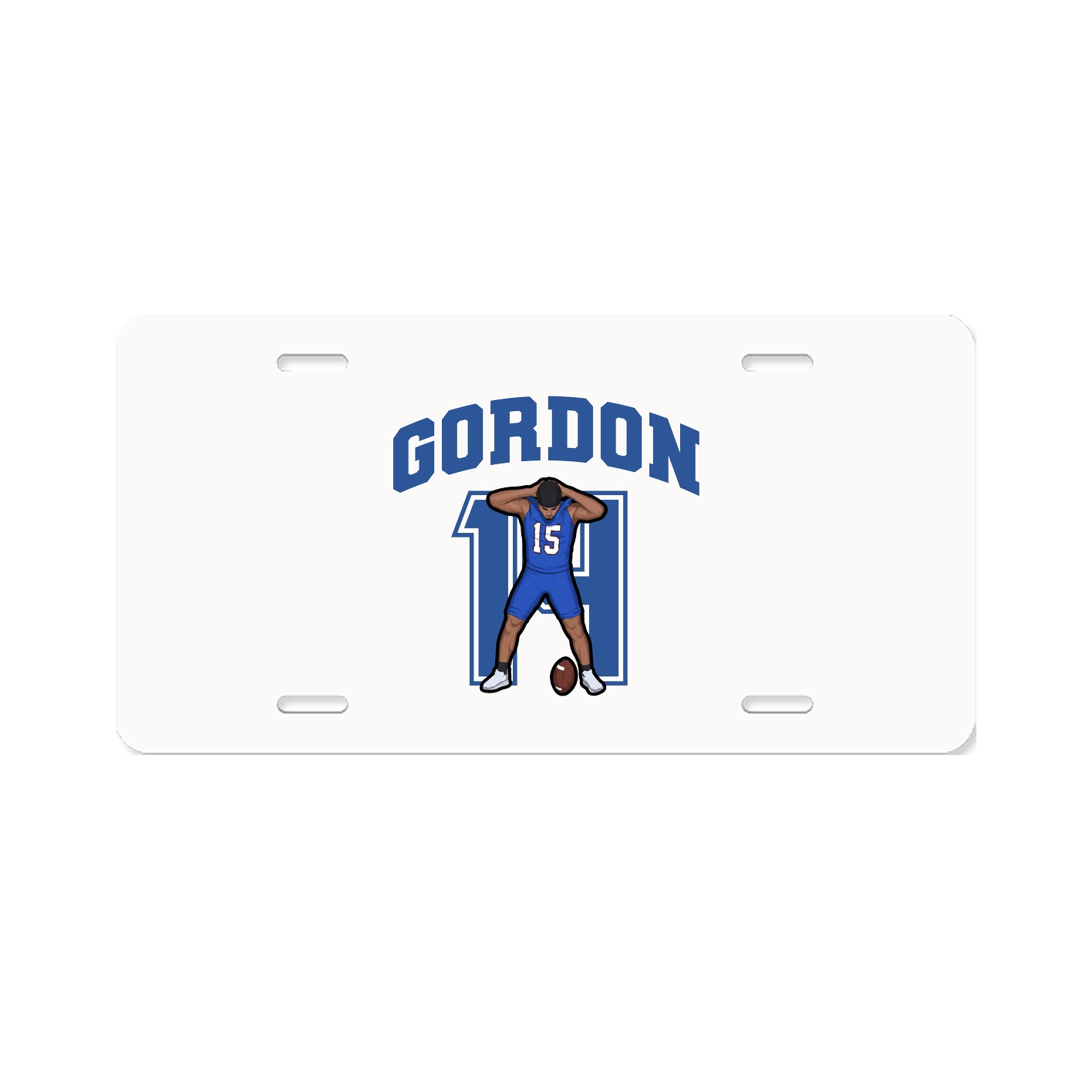 License Plate — Number in Classic