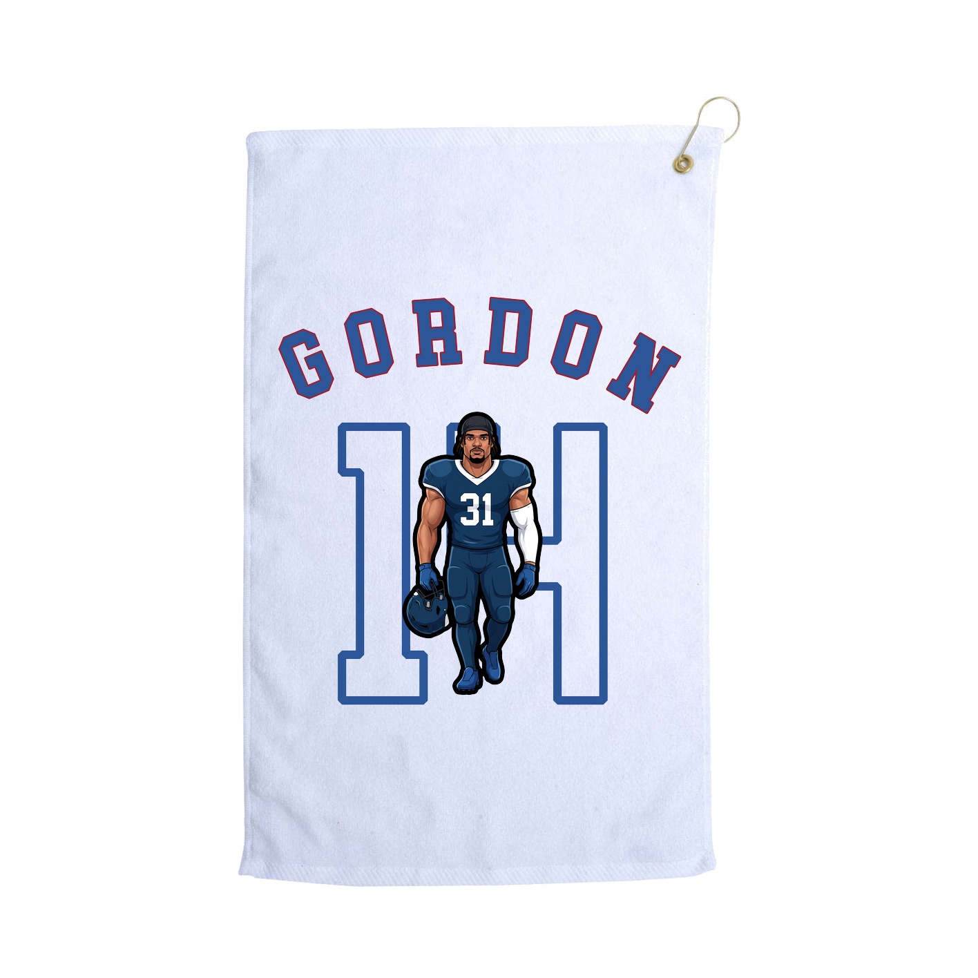 Golf Towel — Shirsey Arch in White