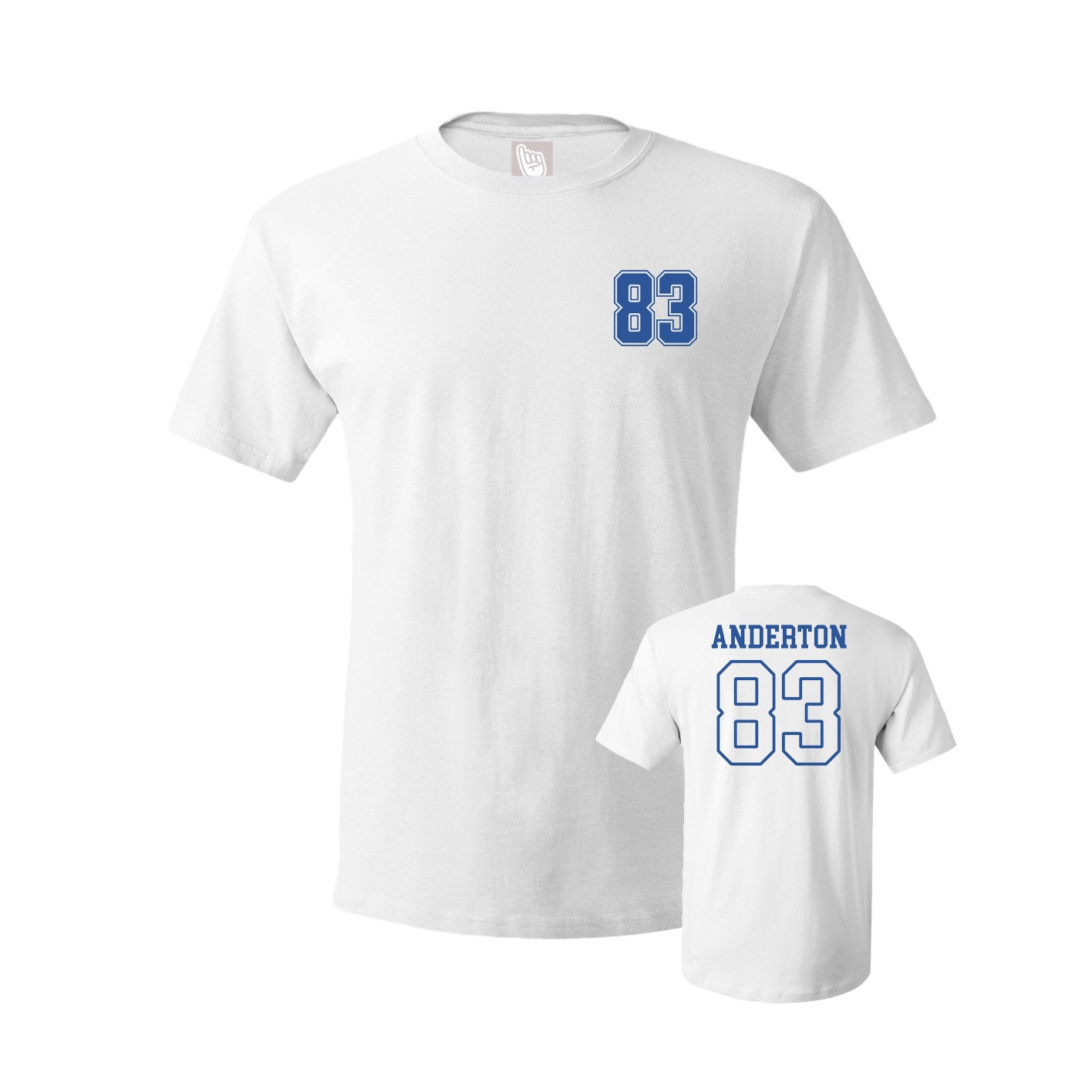 Tee — Chest Back in White