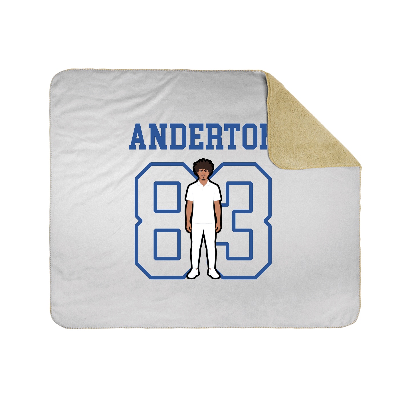 Throw Blanket — Shirsey in White