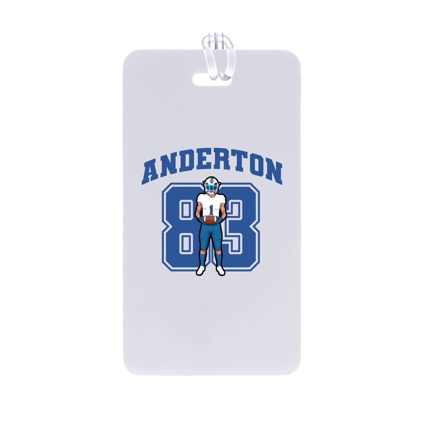 Bag Tag — Number in Classic
