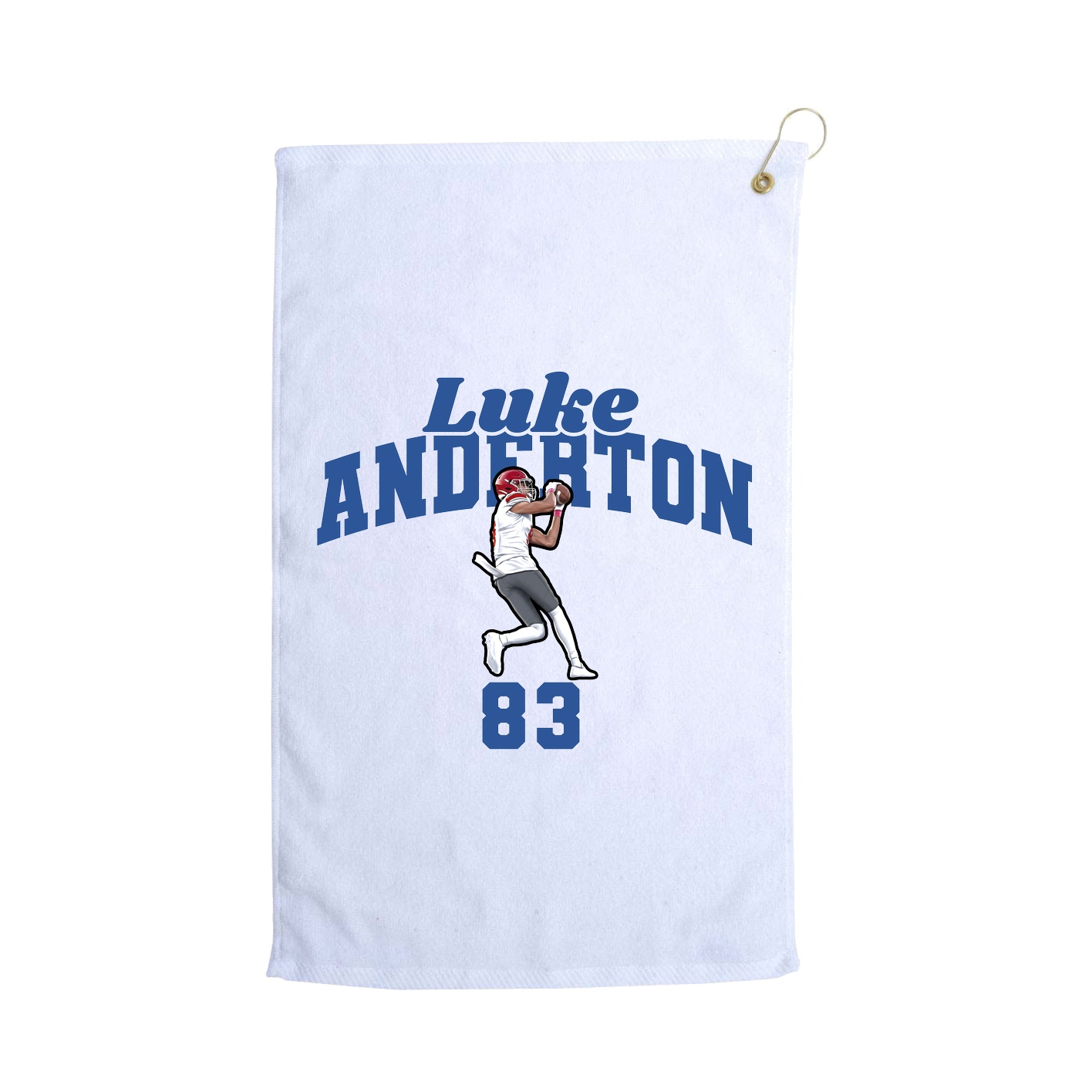 Golf Towel — Signature Arch in White