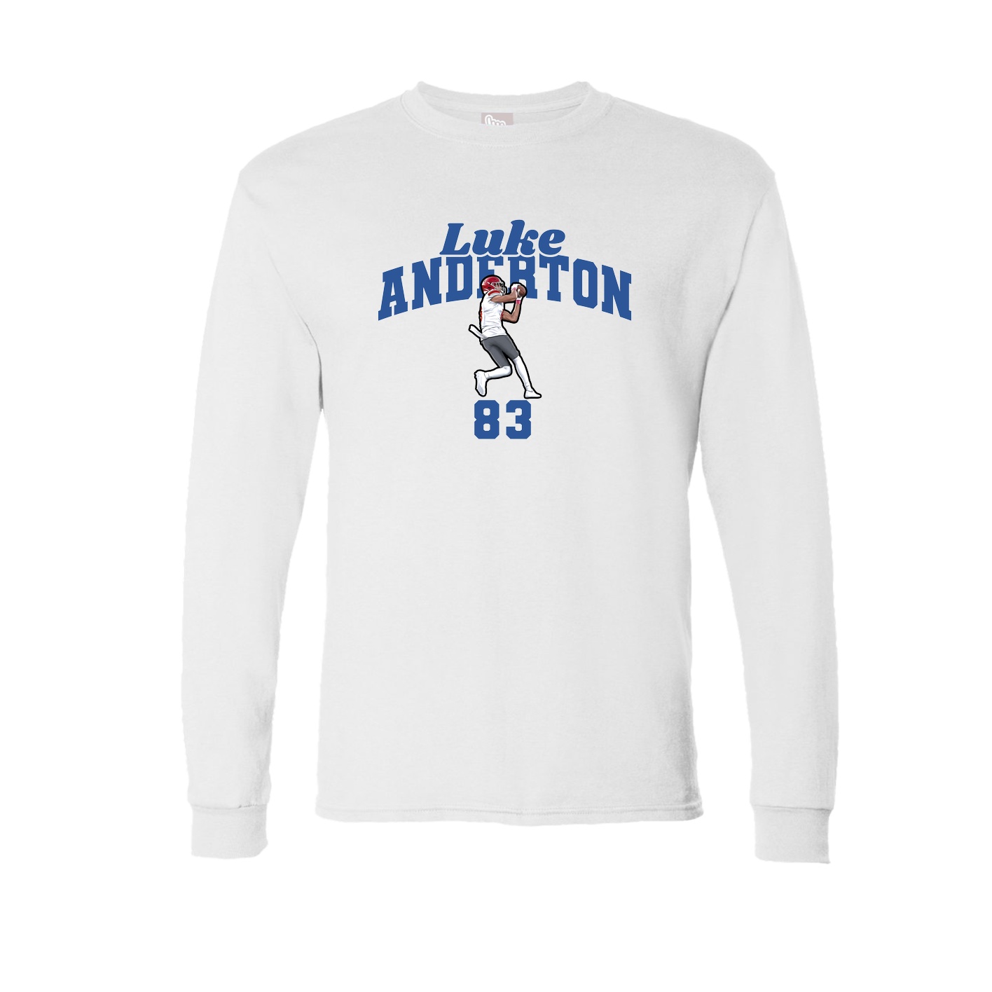 Long Sleeve Tee — Signature Arch in White