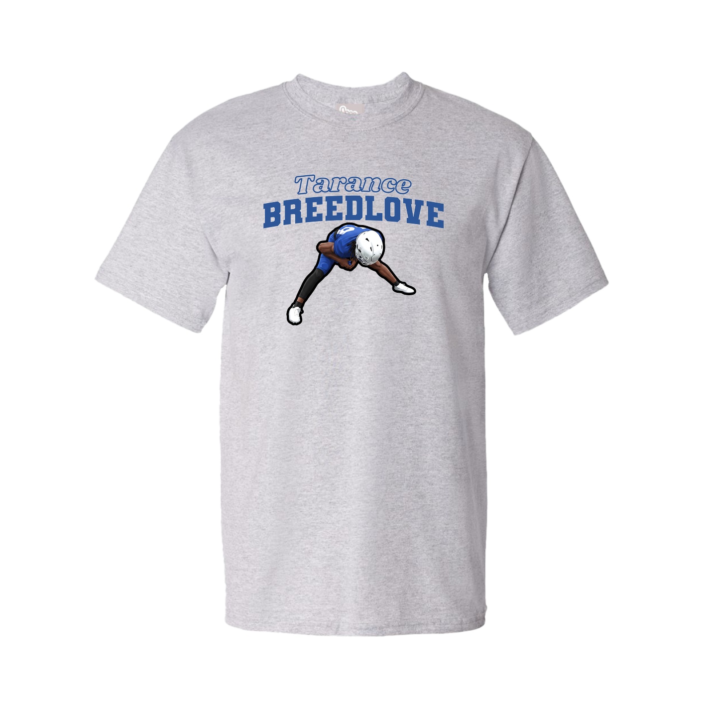 Youth Tee — Name Arch in Grey