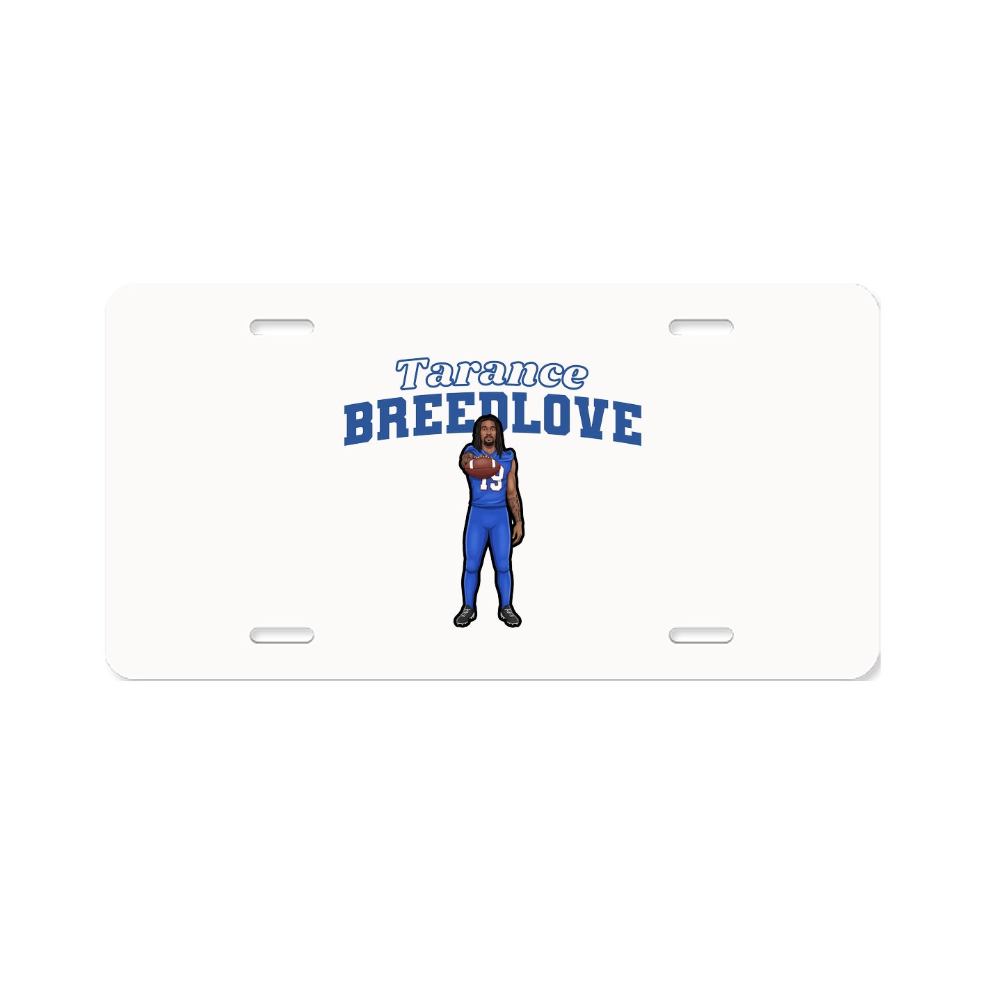 License Plate — Name Arch in Classic