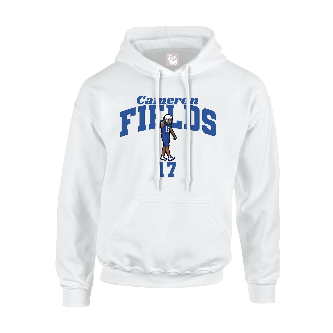 Hoodie — Signature Arch in White
