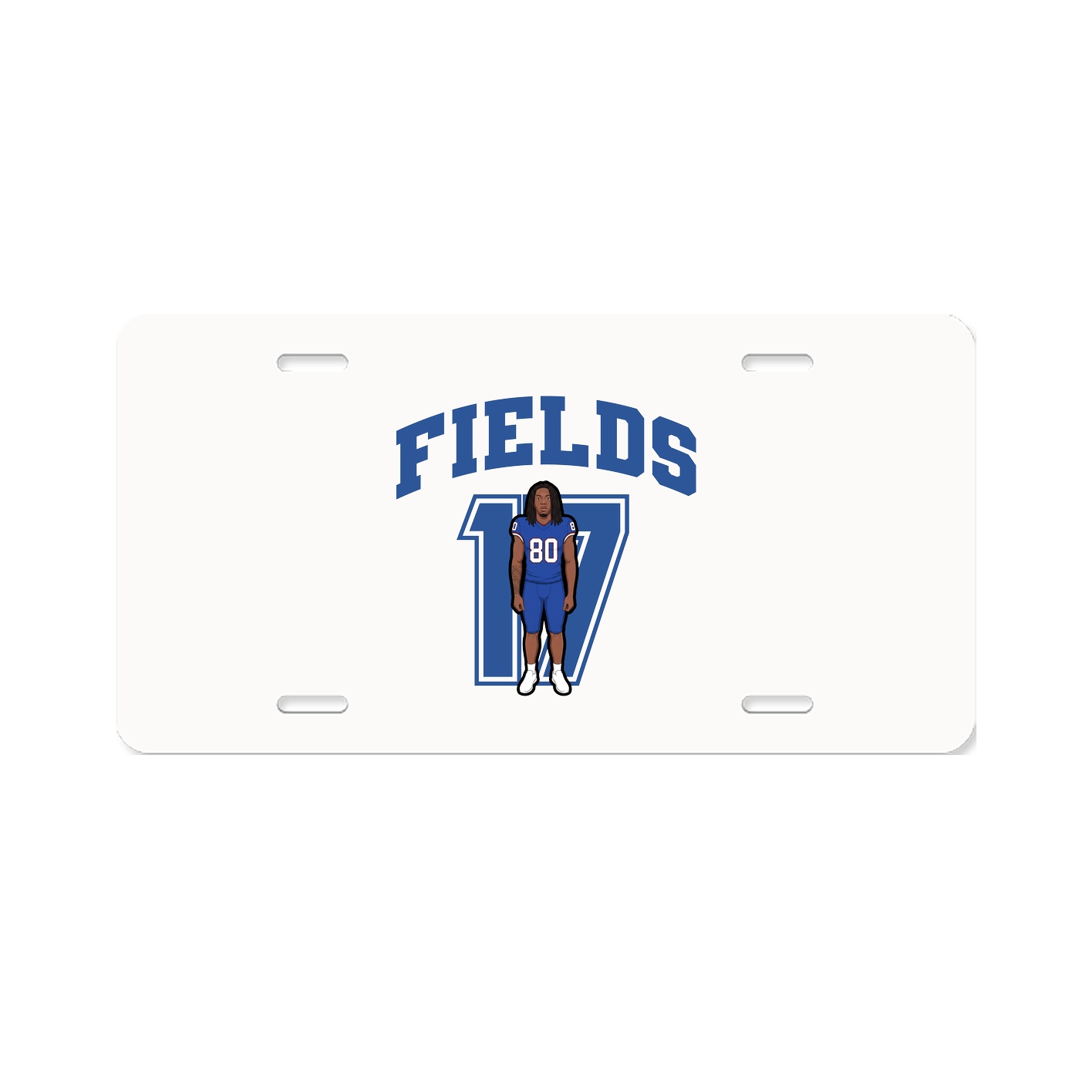 License Plate — Number in Classic