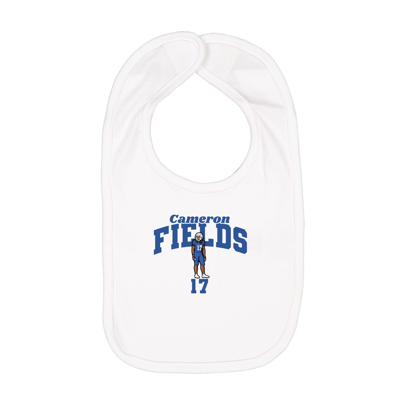 Infant Bib — Signature Arch in White
