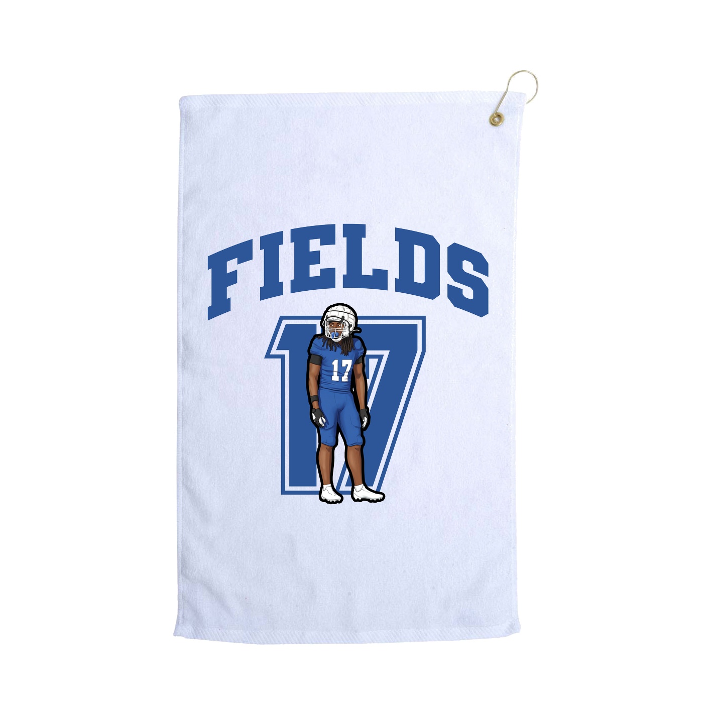 Golf Towel — Number in White
