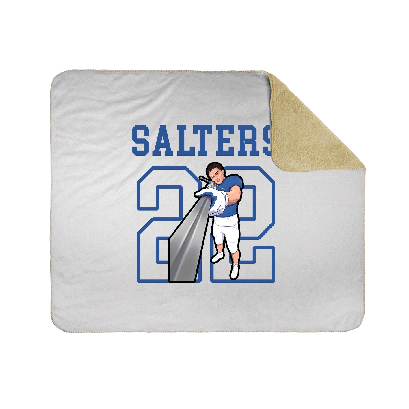 Throw Blanket — Shirsey in White