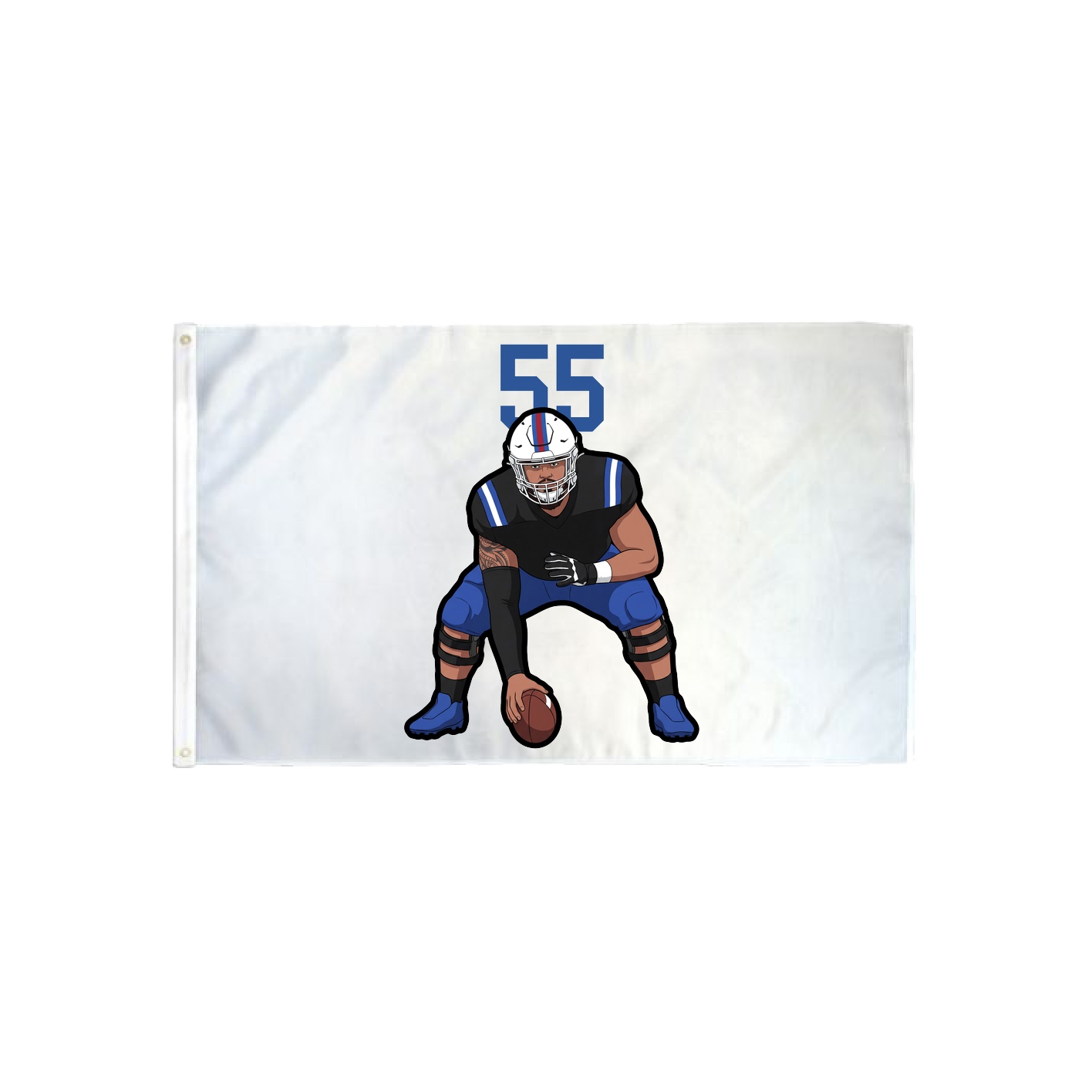 3x5 Flag — Number Top in Classic