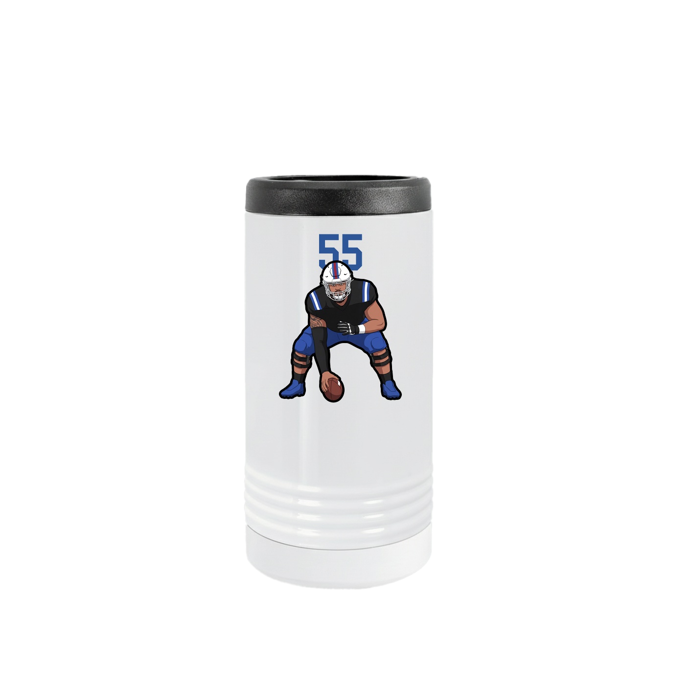 Slim Beverage Holder — Number Top in White