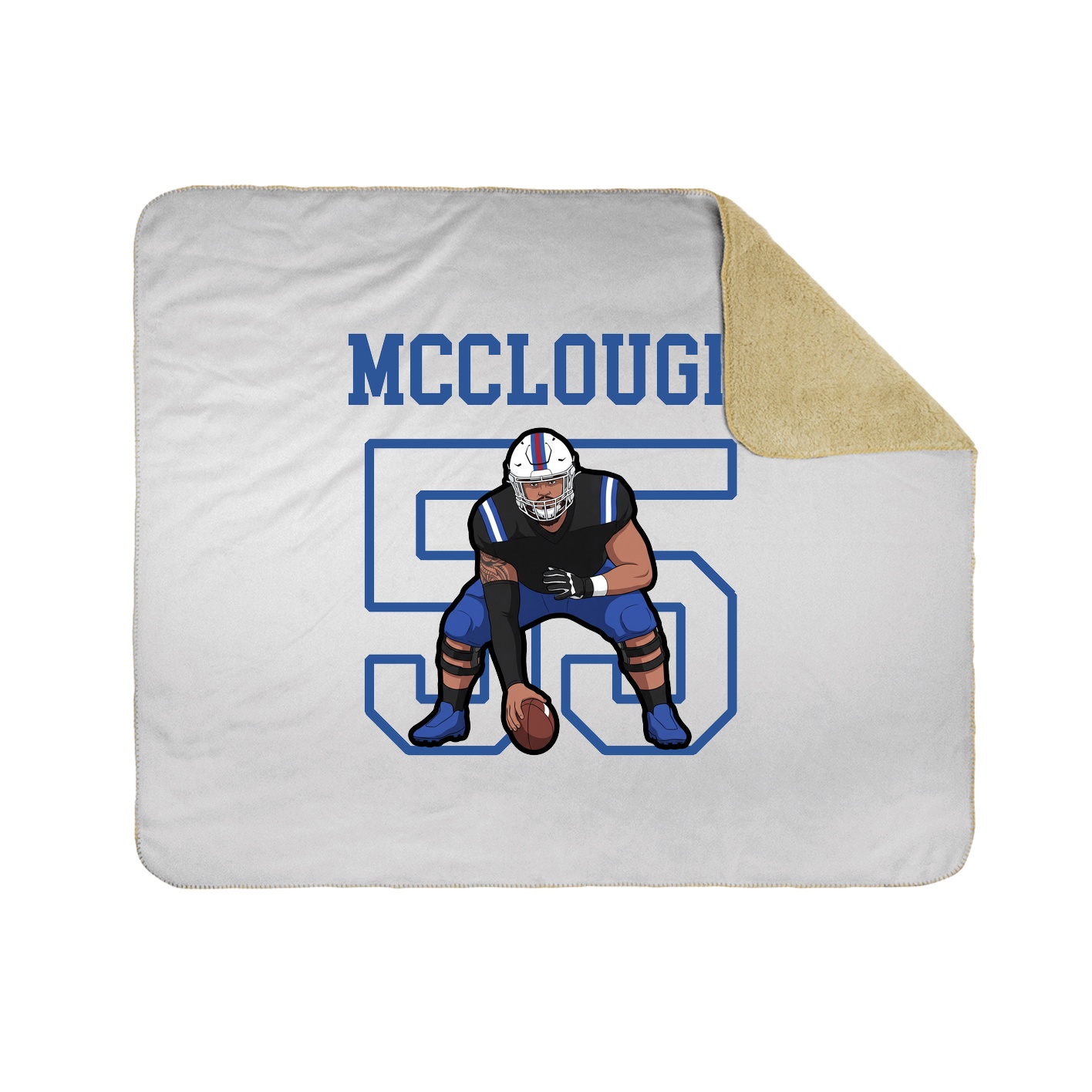 Throw Blanket — Shirsey in White