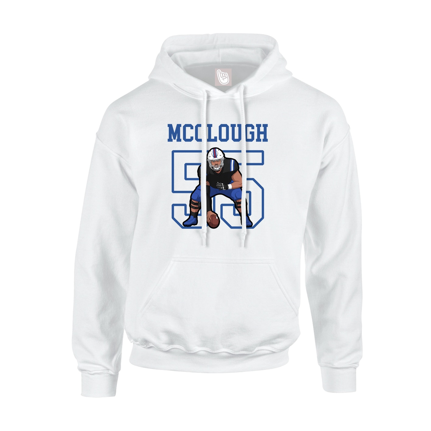 Youth Hoodie — Shirsey in White