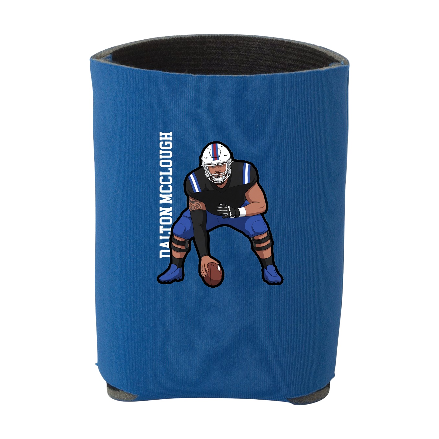 Can Holder — Name Vertical in Royal