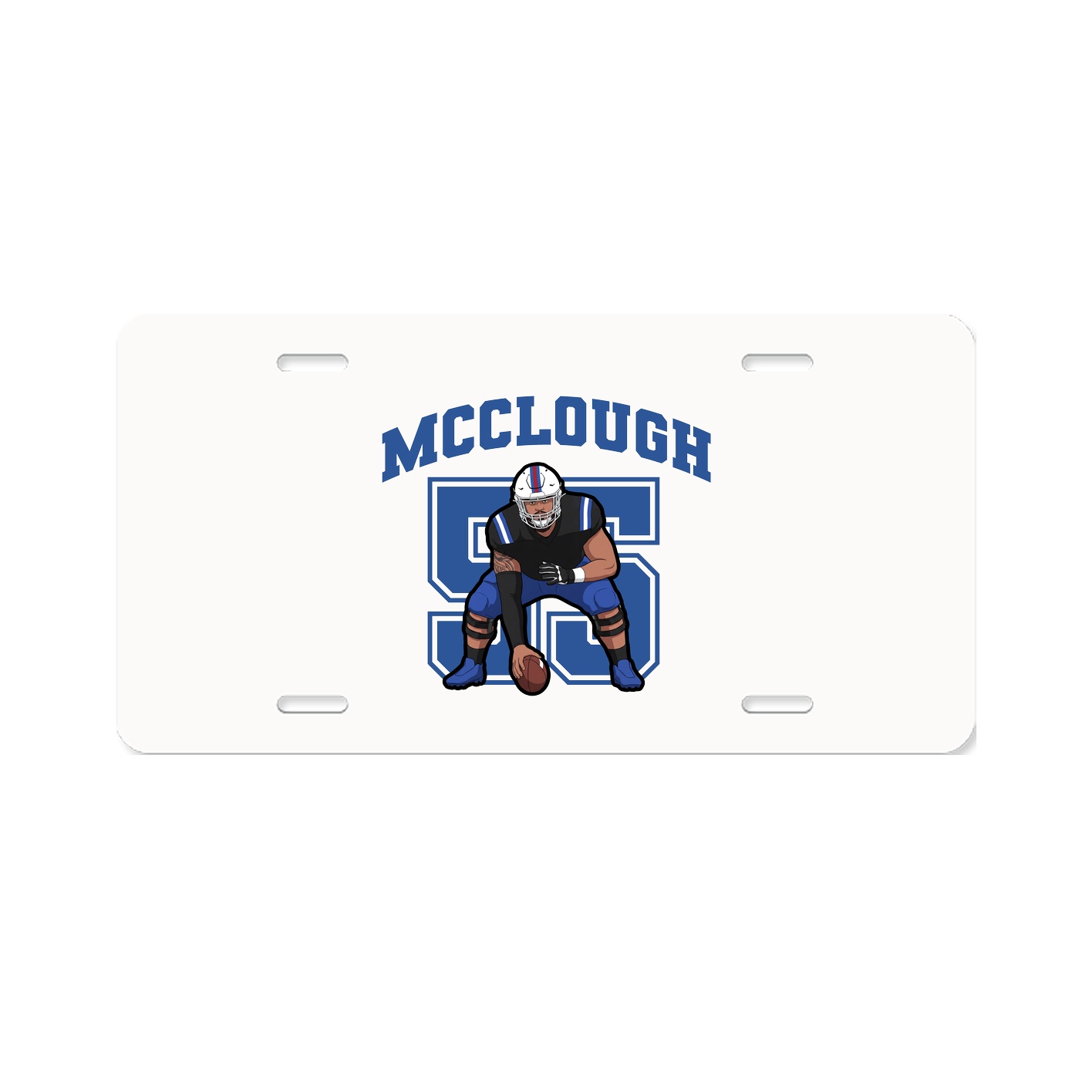 License Plate — Number in Classic