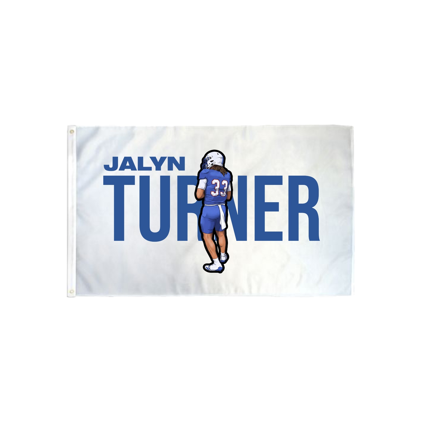 3x5 Flag — Player Name in Classic