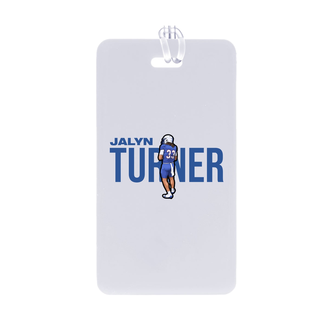 Bag Tag — Player Name in Classic