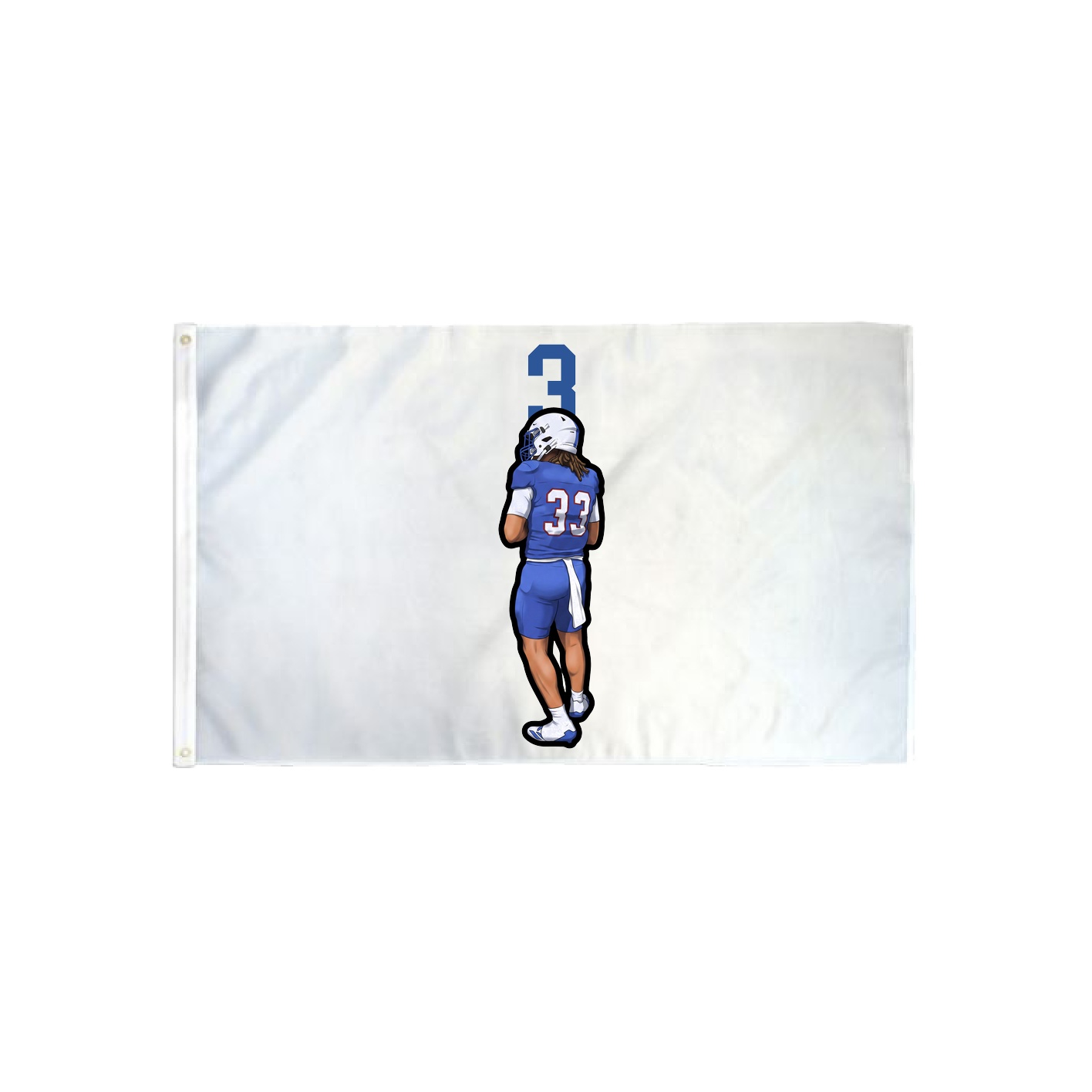 3x5 Flag — Number Top in Classic