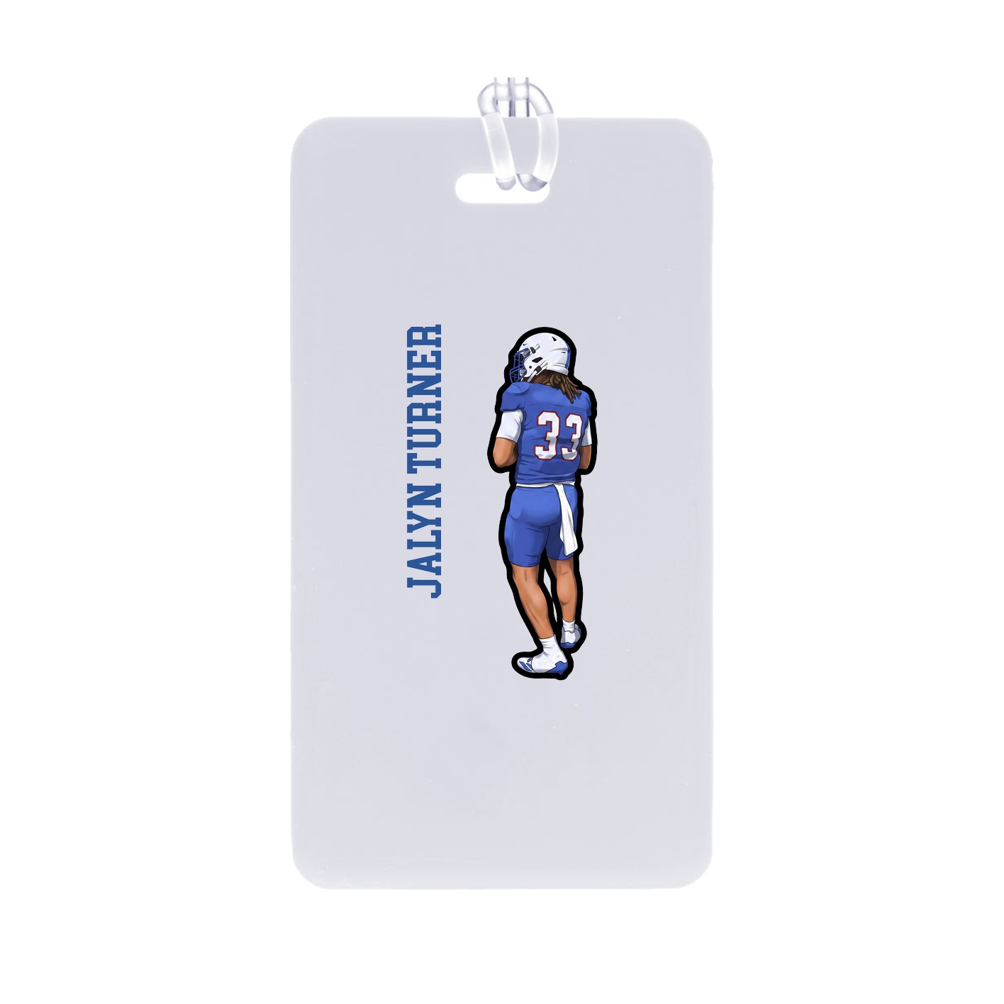 Bag Tag — Name Vertical in Classic
