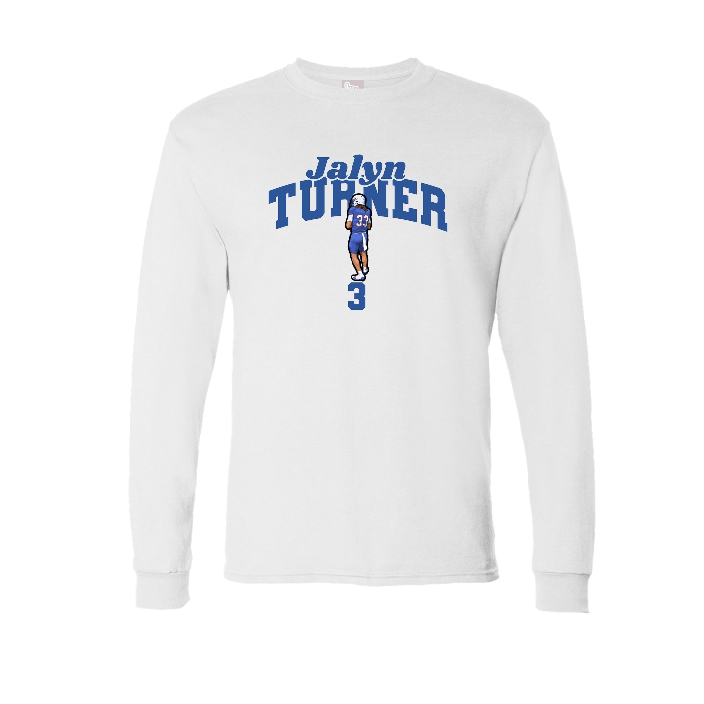 Long Sleeve Tee — Signature Arch in White