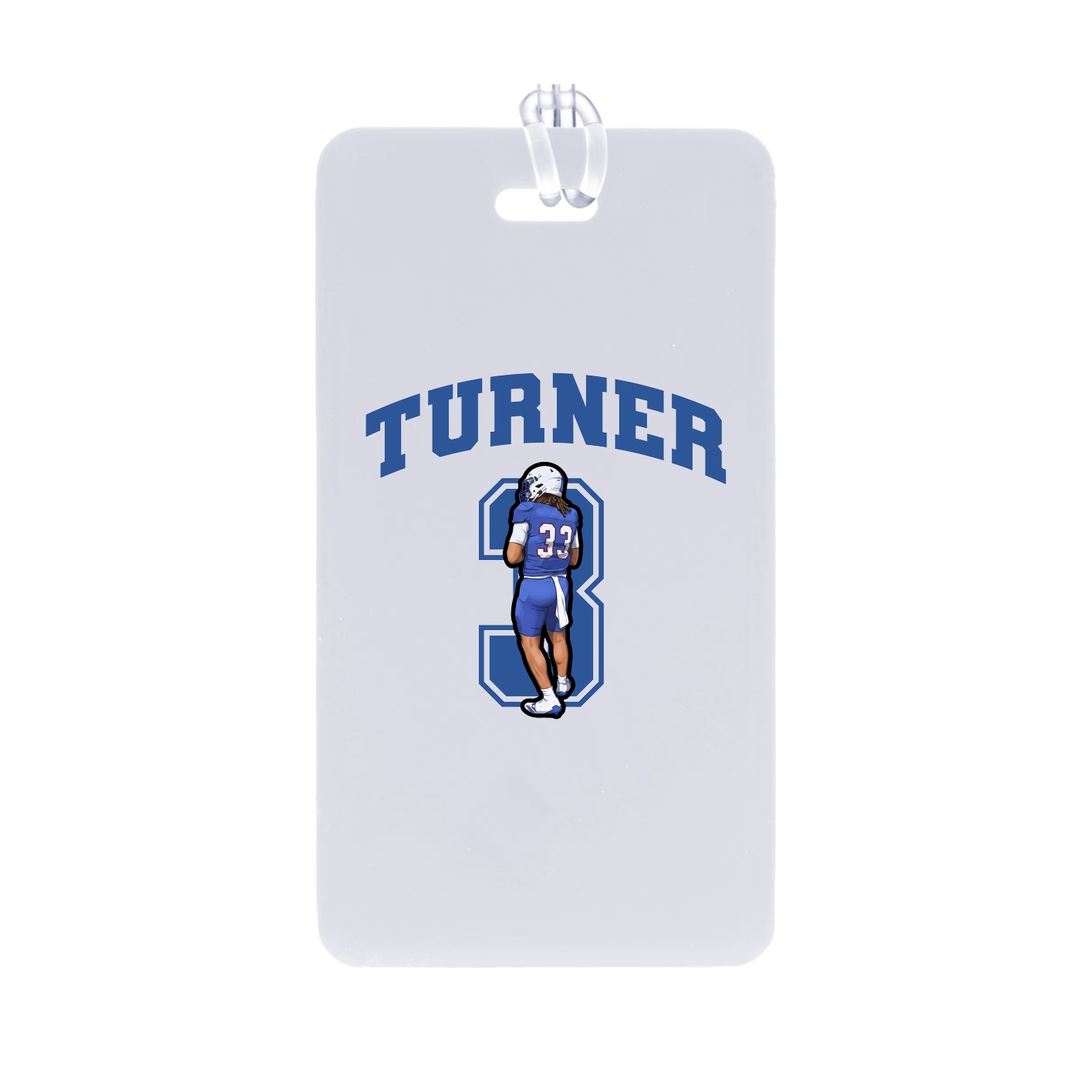 Bag Tag — Number in Classic