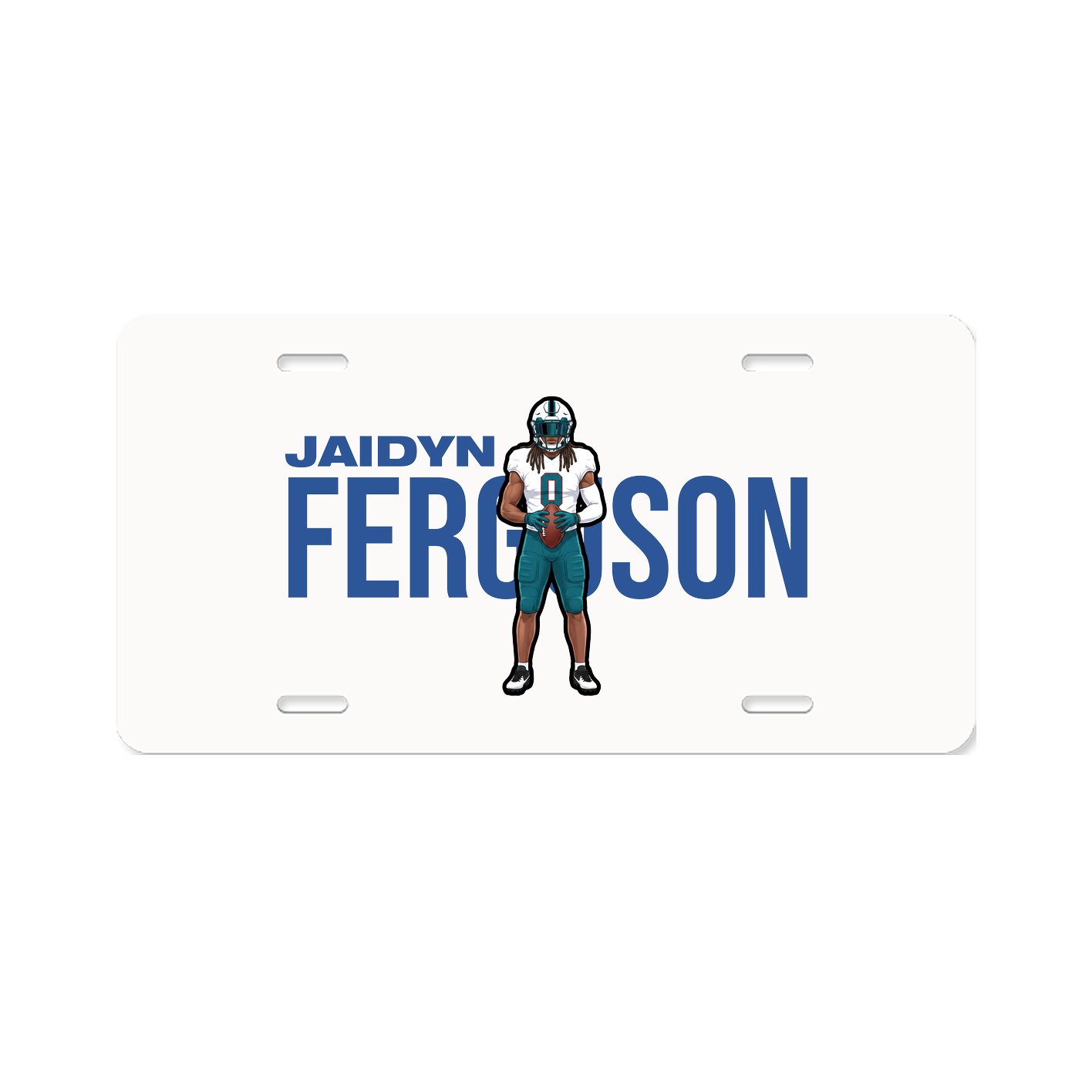 License Plate — Player Name in Classic