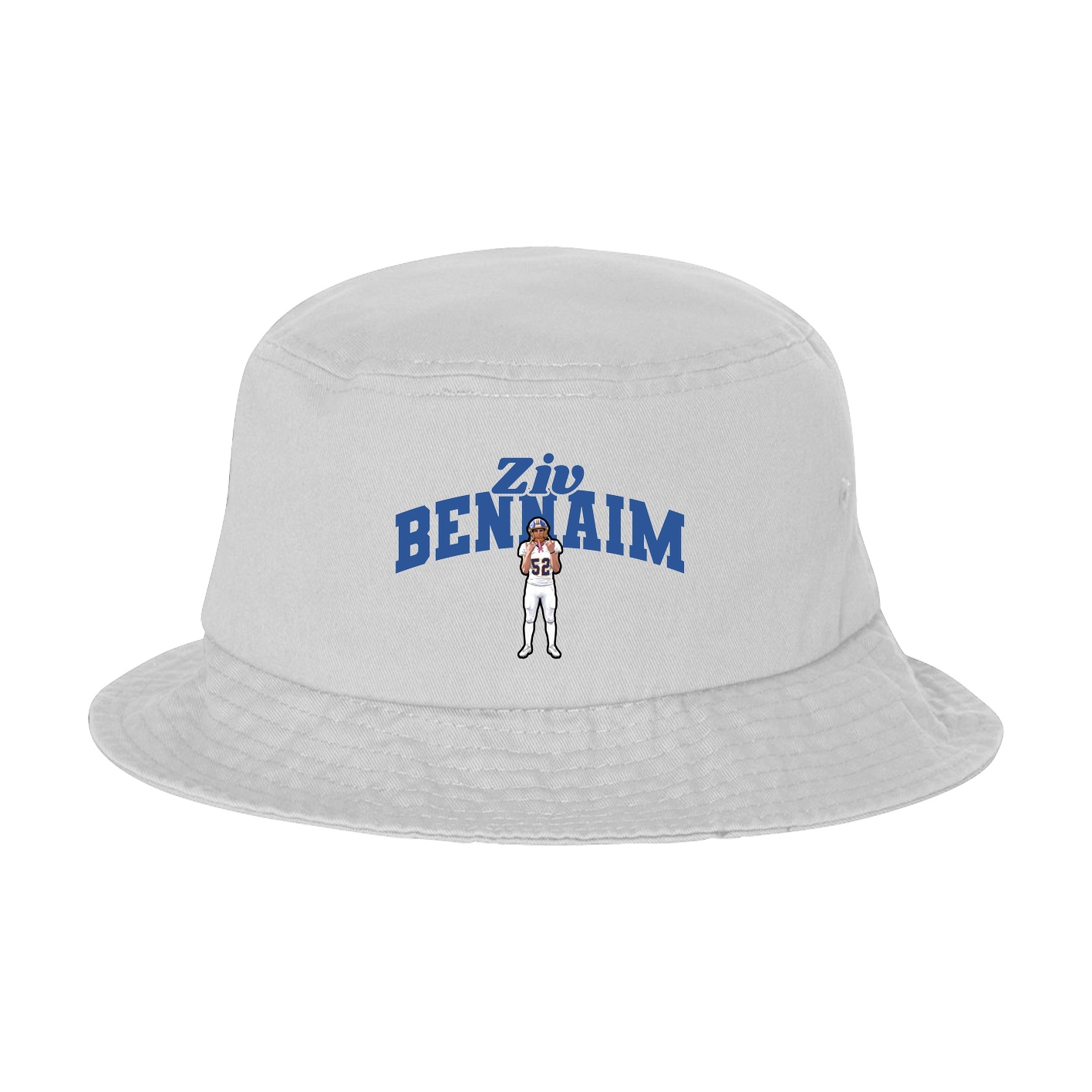 Bucket Cap — Signature Arch in White