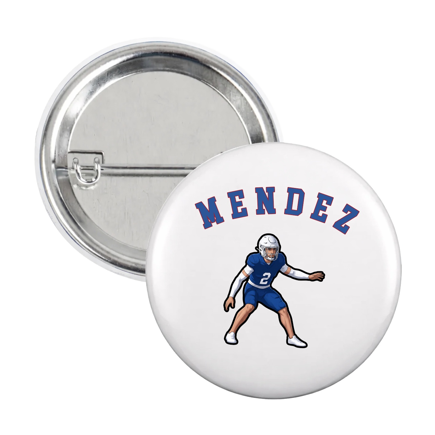 Game Day Button — Shirsey Arch in White