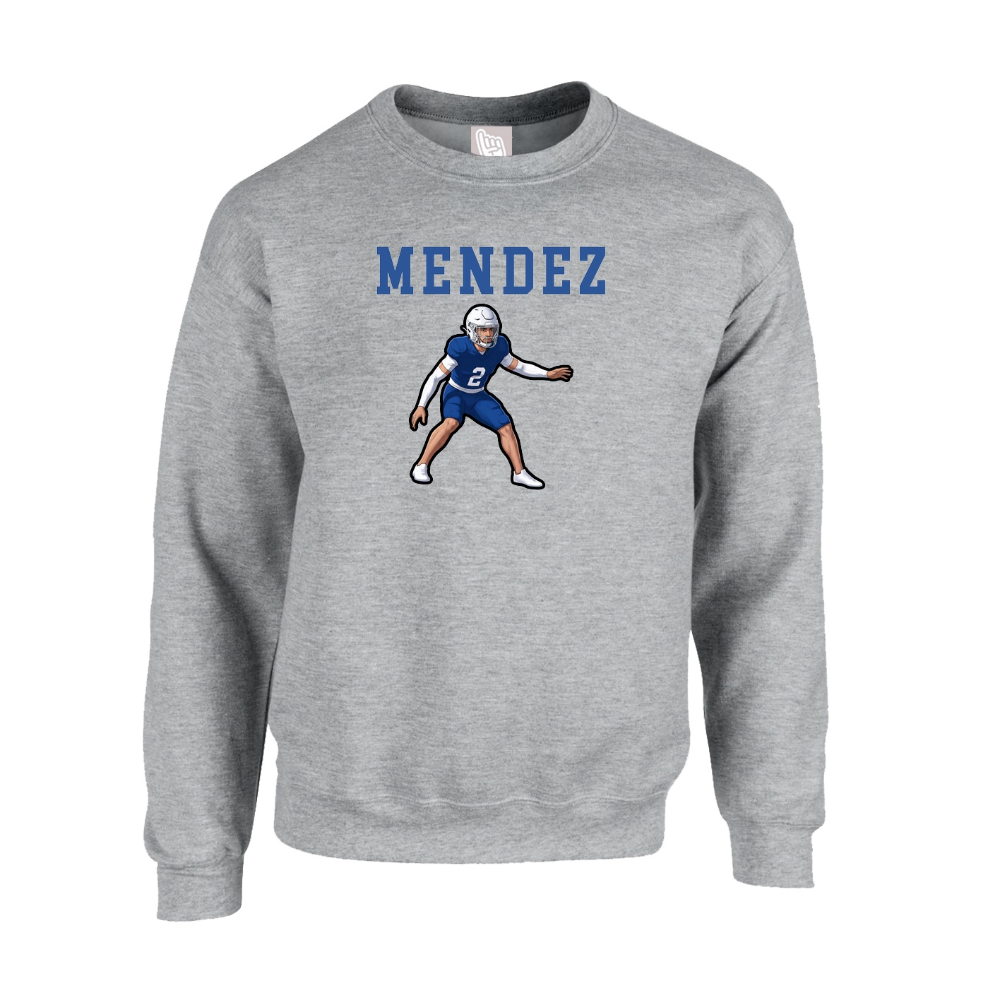 Fleece Crew — Shirsey in Grey