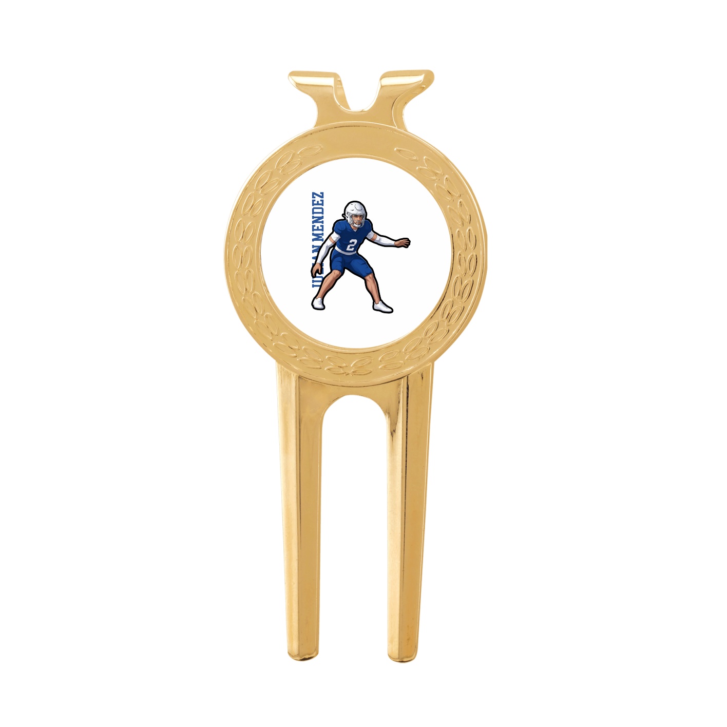 Divot Tool with Ball Marker — Name Vertical in Classic
